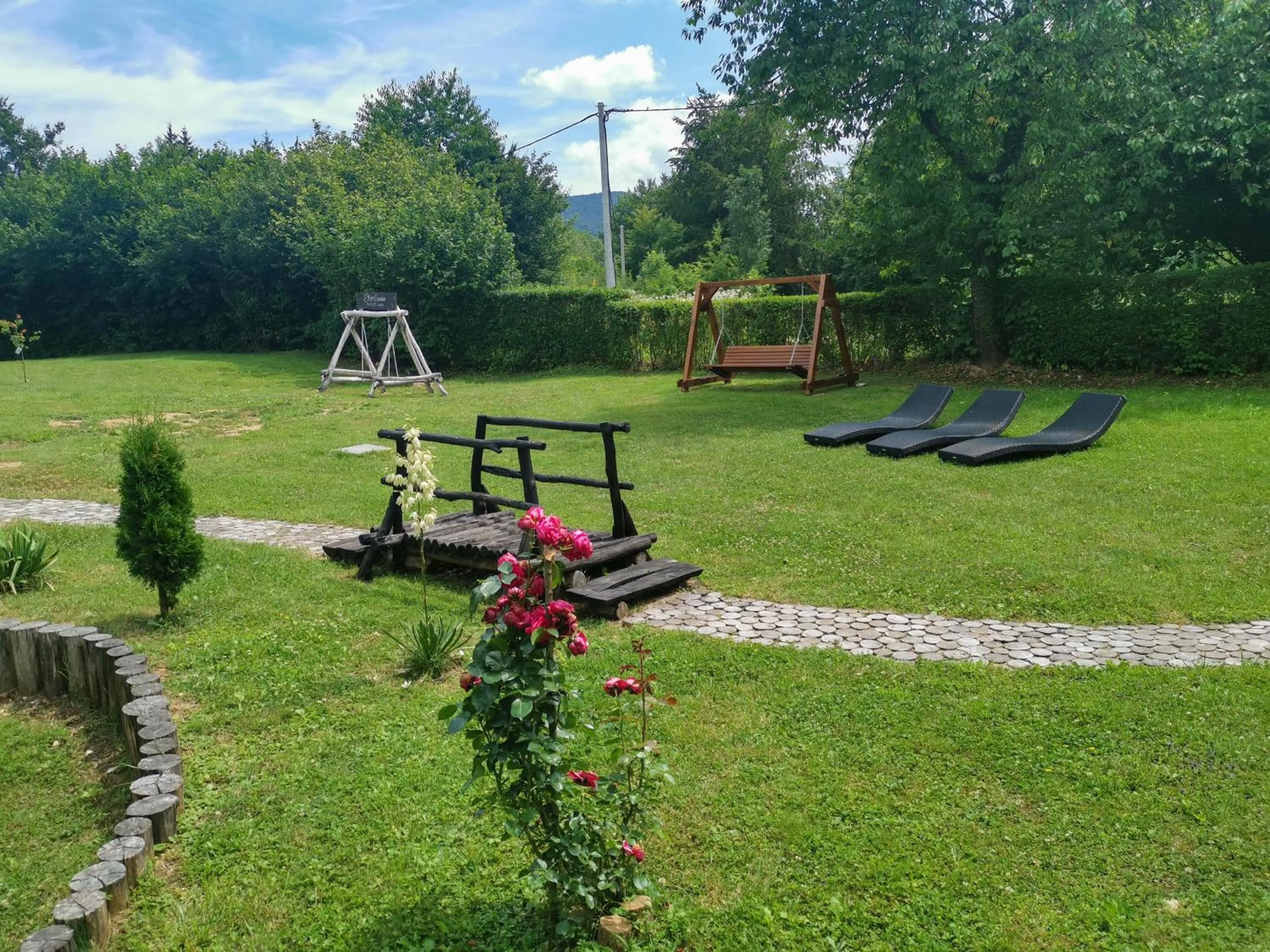 Garden in Plitvice Luxury Etno Garden