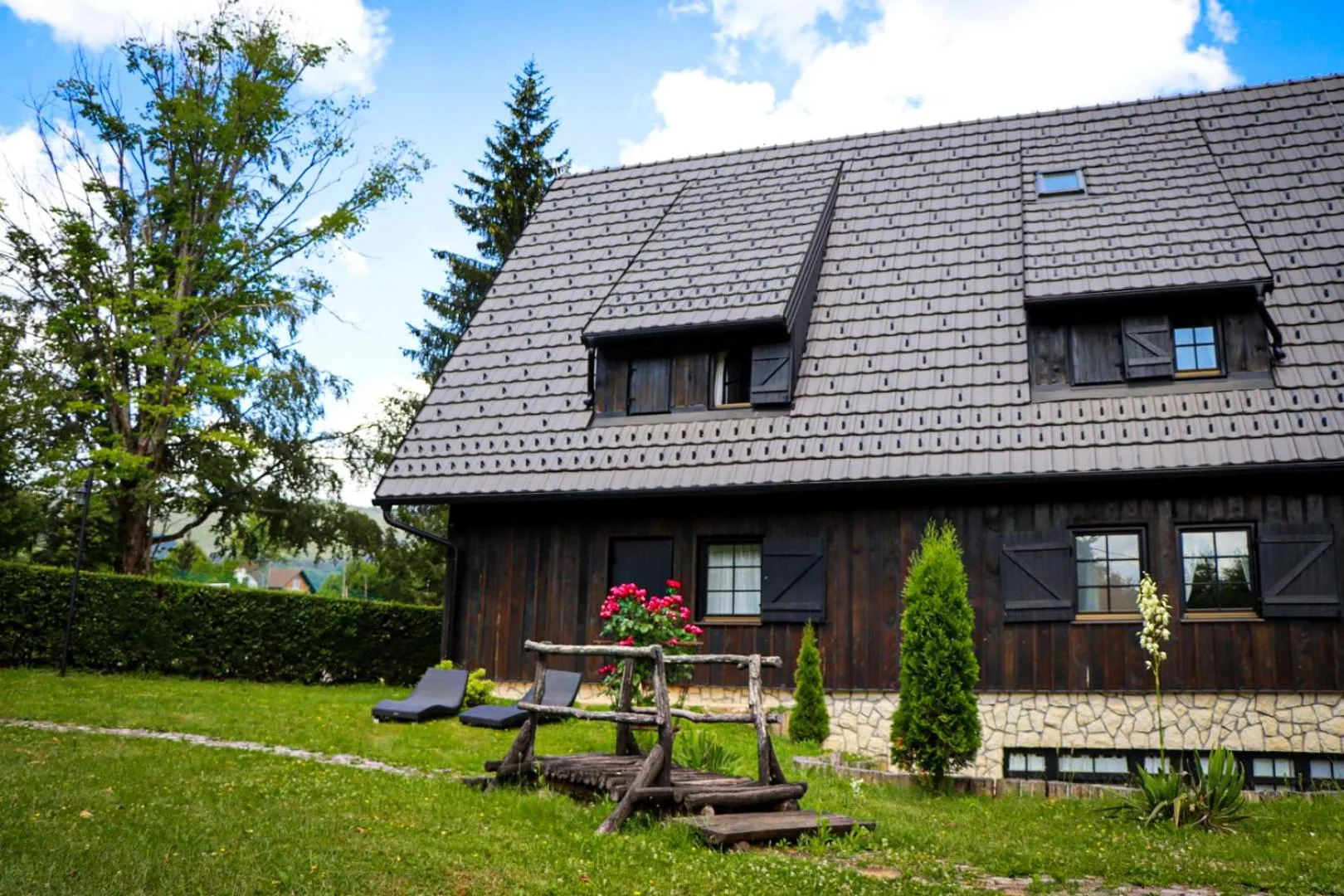 Property building in Plitvice Luxury Etno Garden