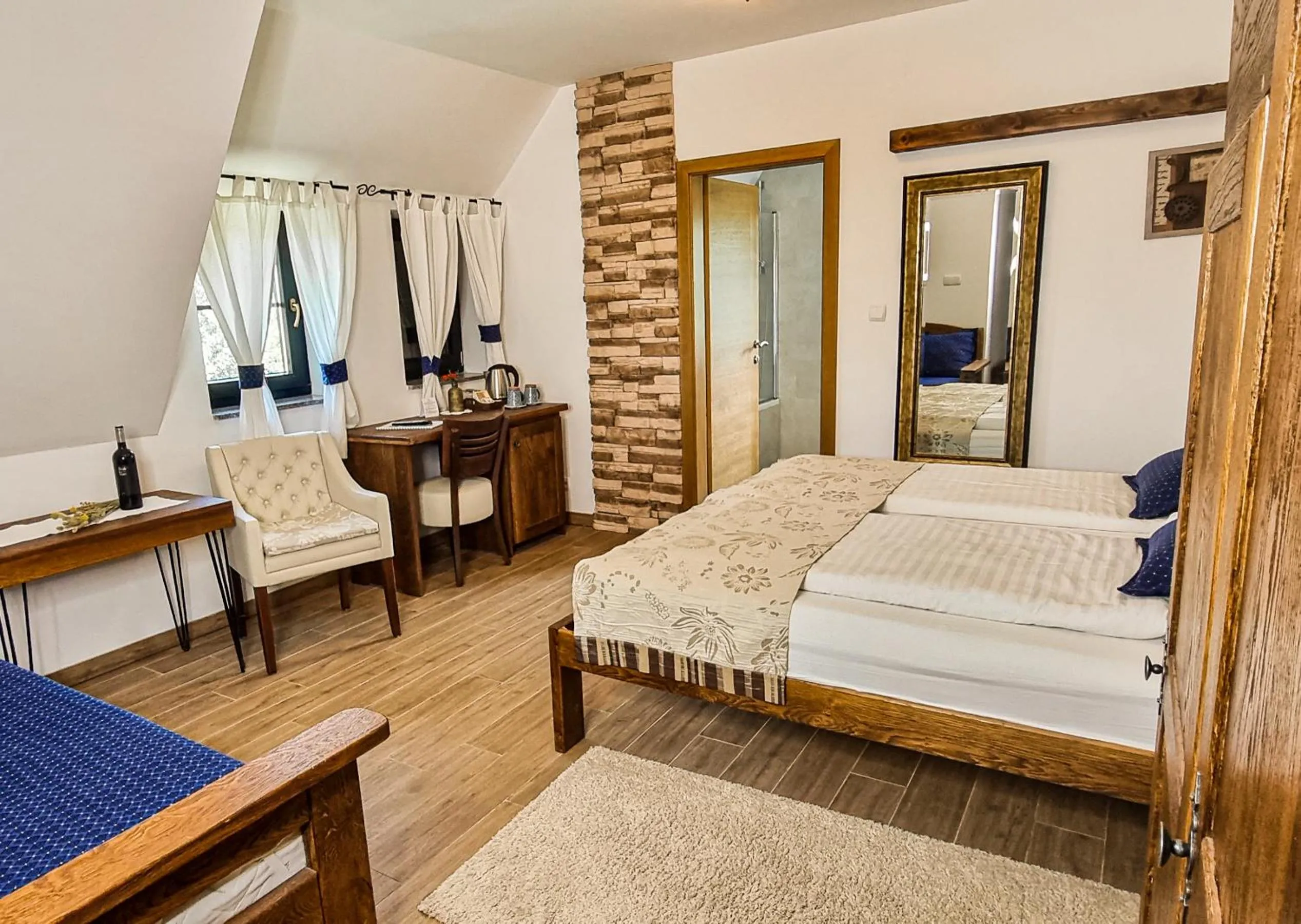 Bed in Plitvice Luxury Etno Garden