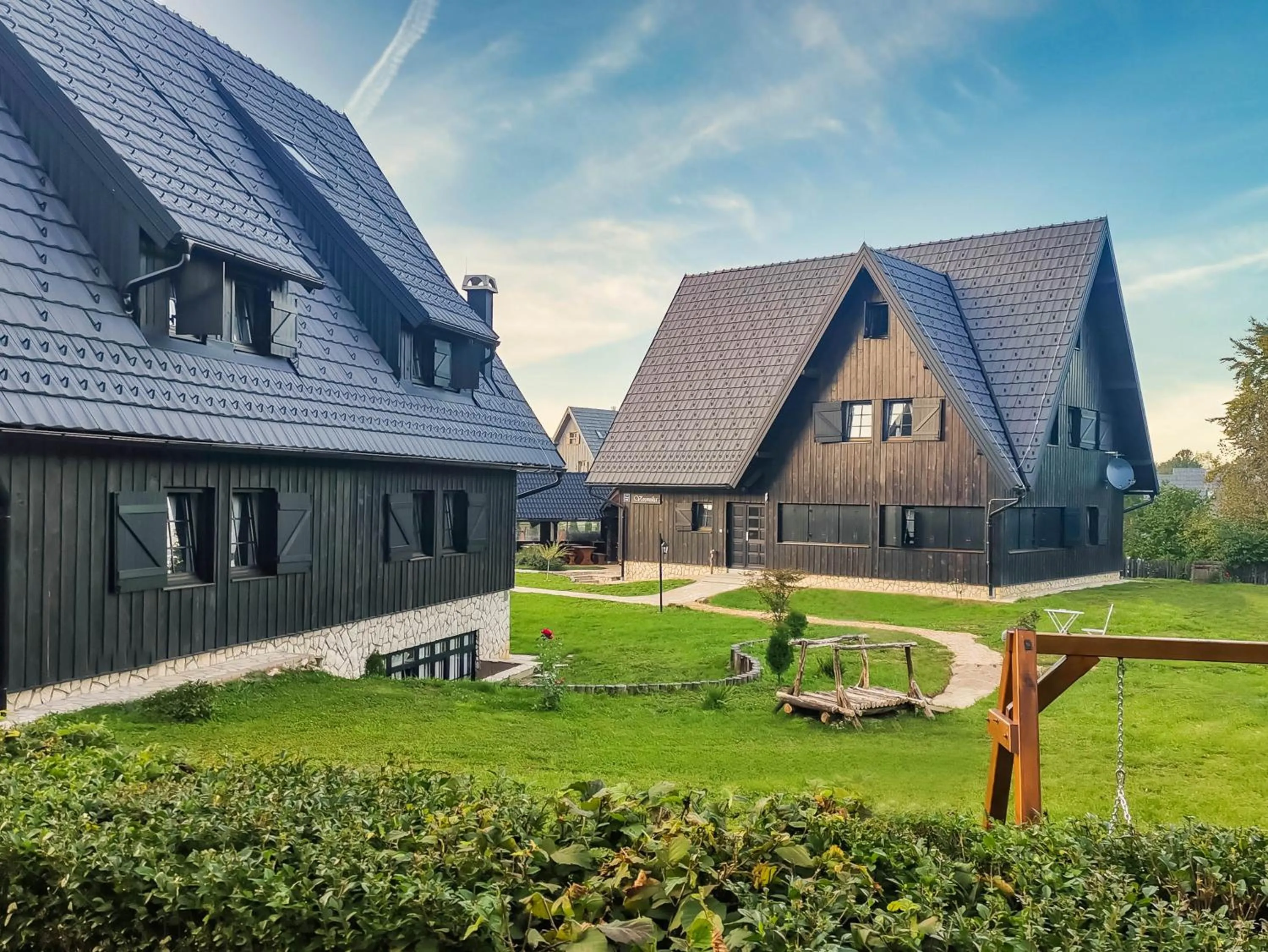 Property building in Plitvice Luxury Etno Garden