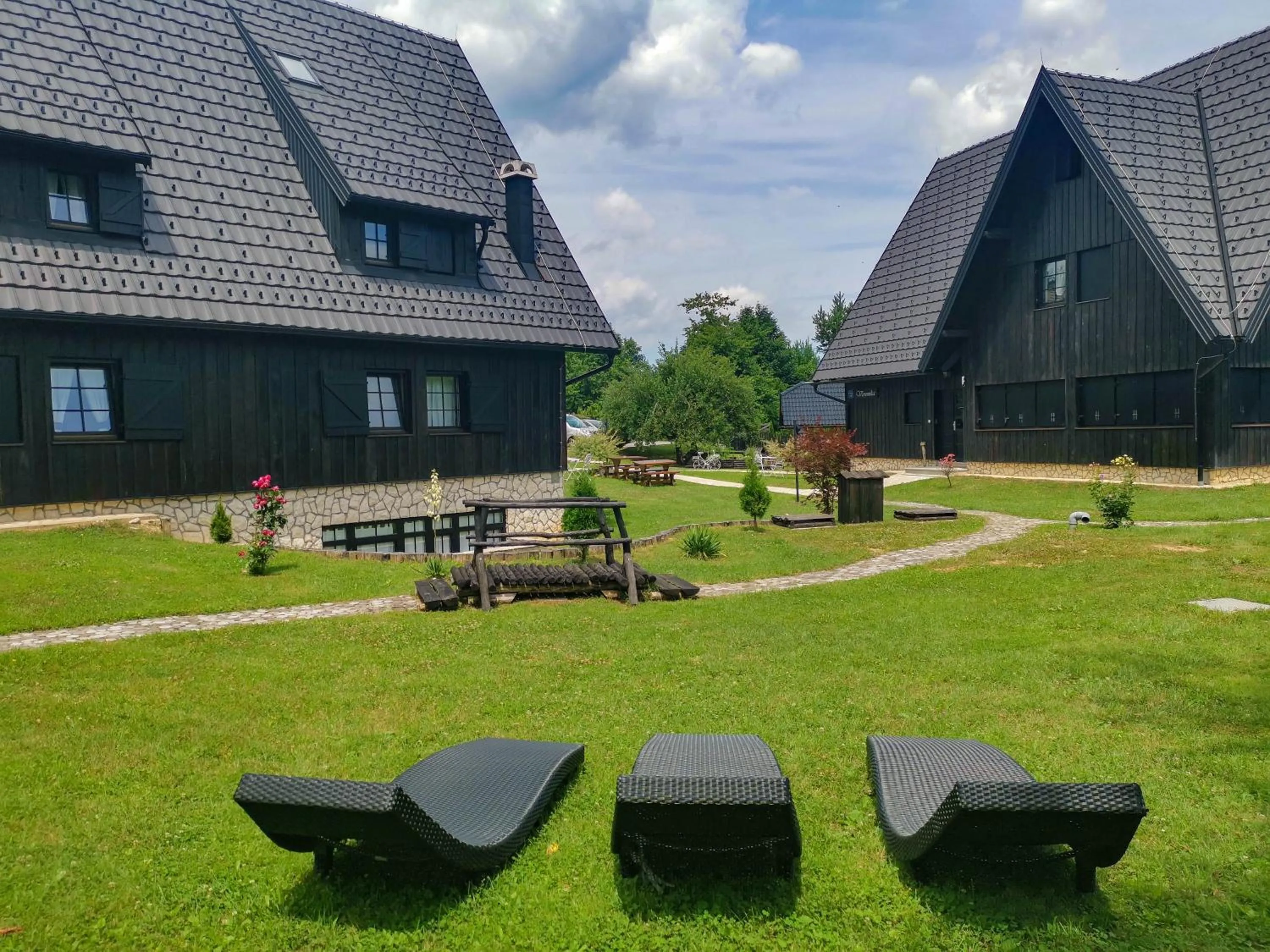 Garden in Plitvice Luxury Etno Garden