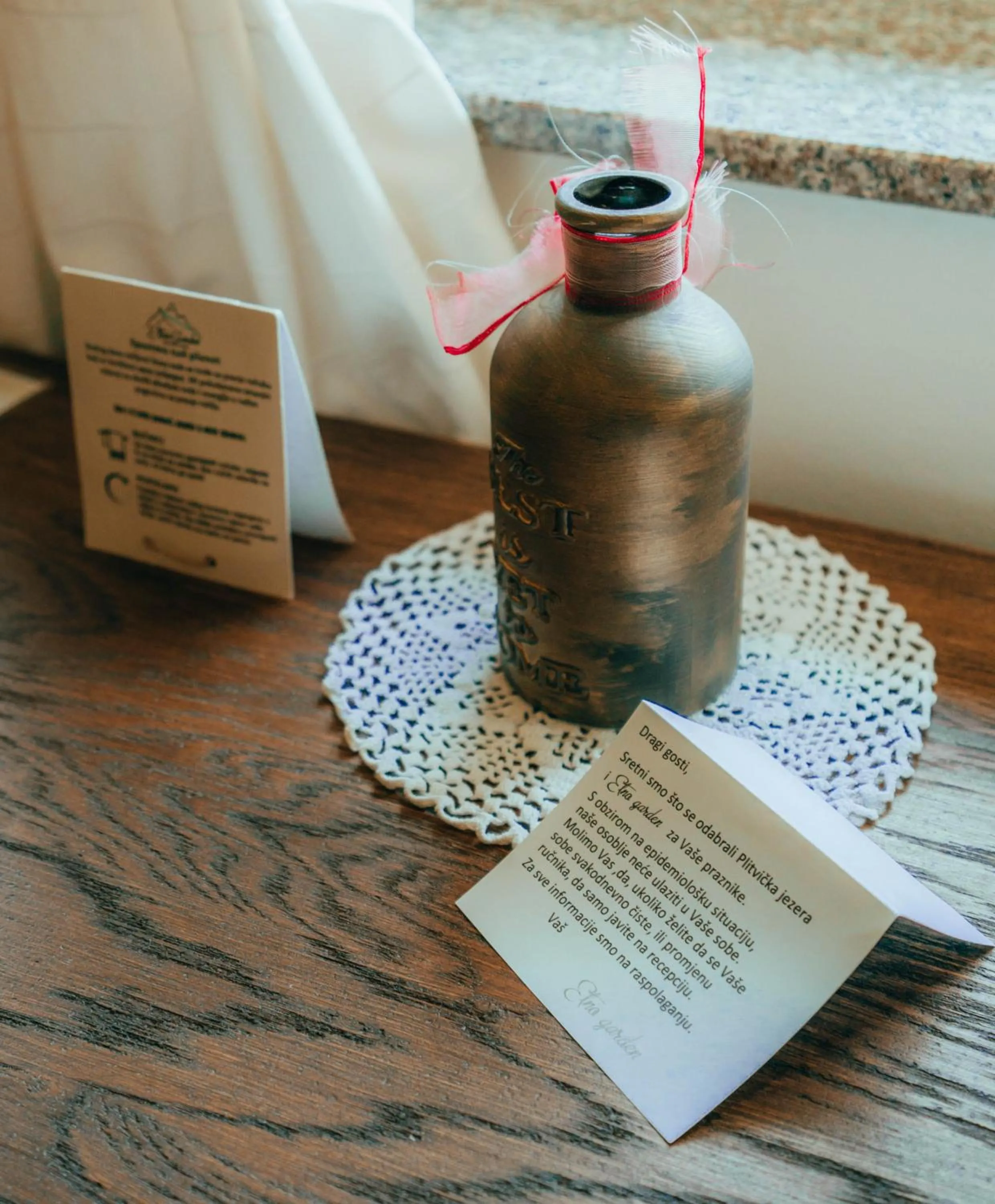 Decorative detail in Plitvice Luxury Etno Garden