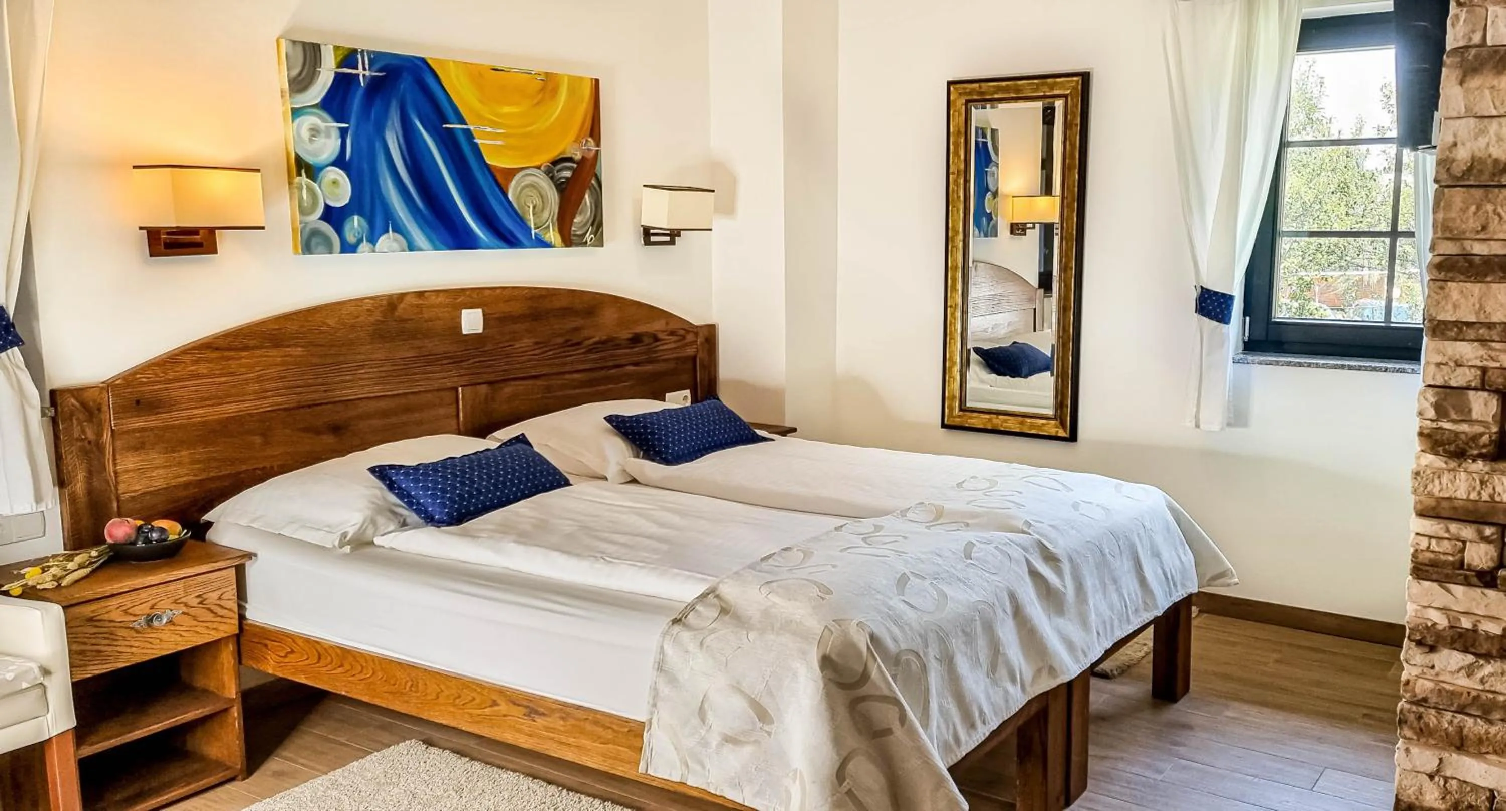 Bed in Plitvice Luxury Etno Garden