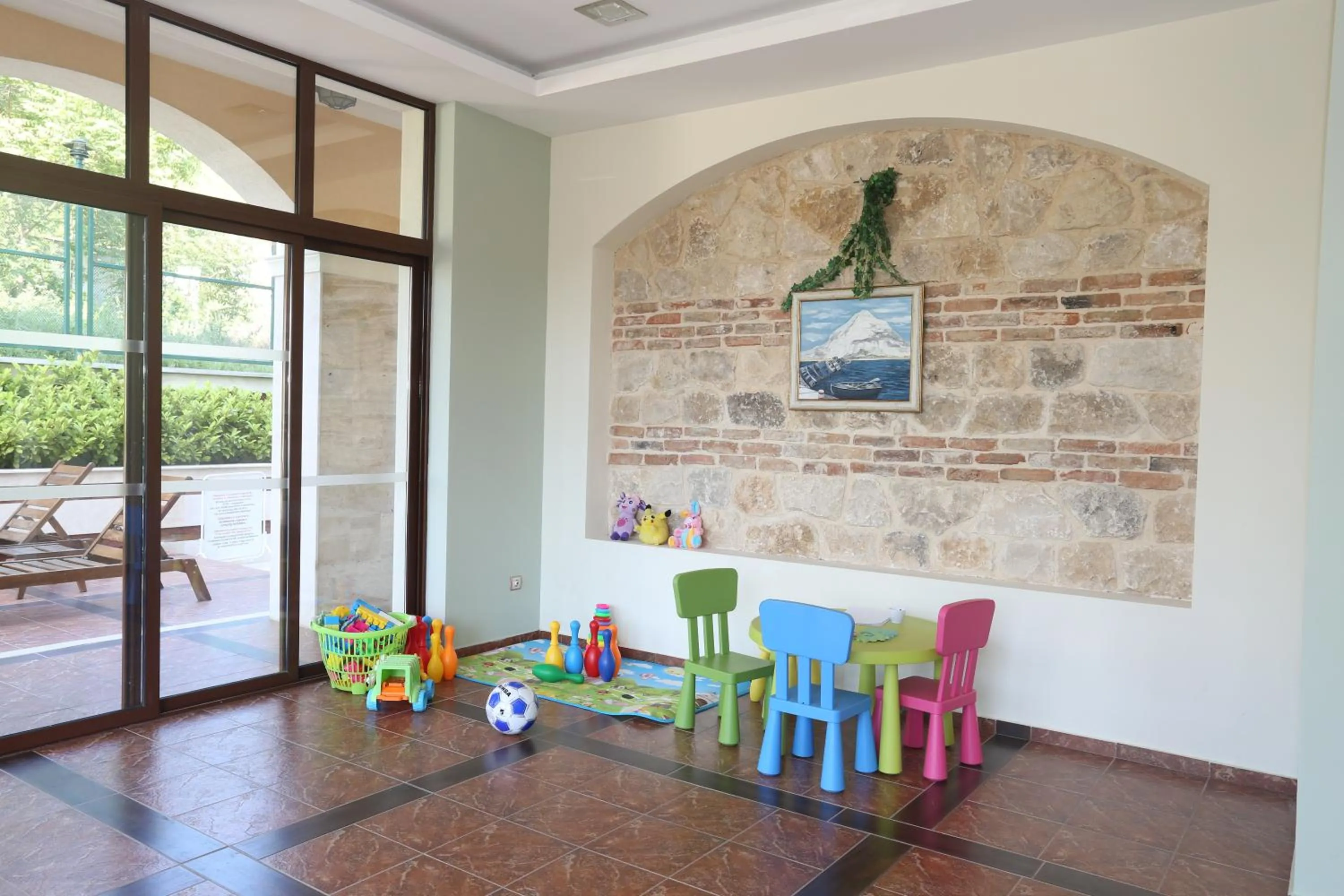 Area and facilities in Villa Allegra