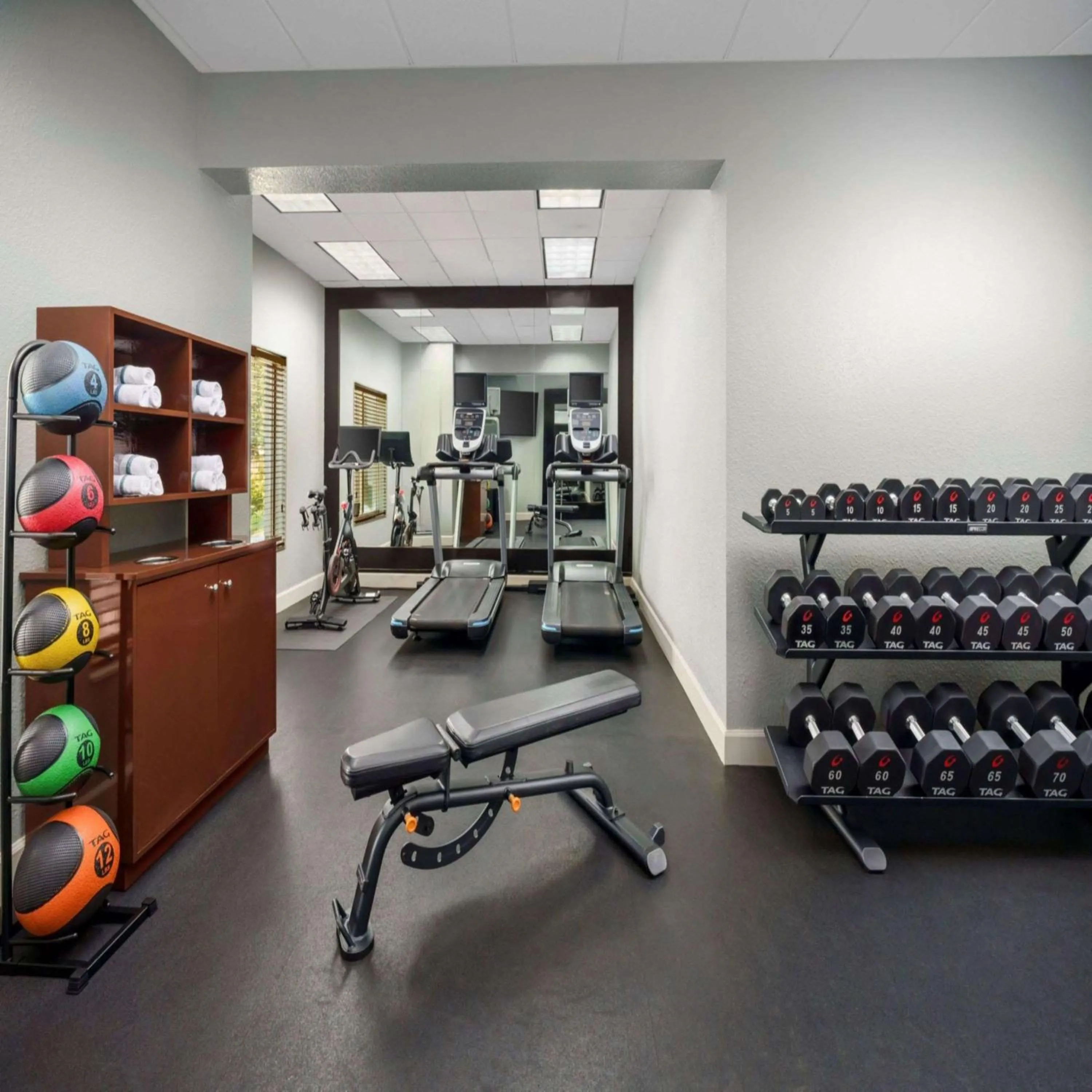 Fitness centre/facilities in Homewood Suites Miami Airport/Blue Lagoon