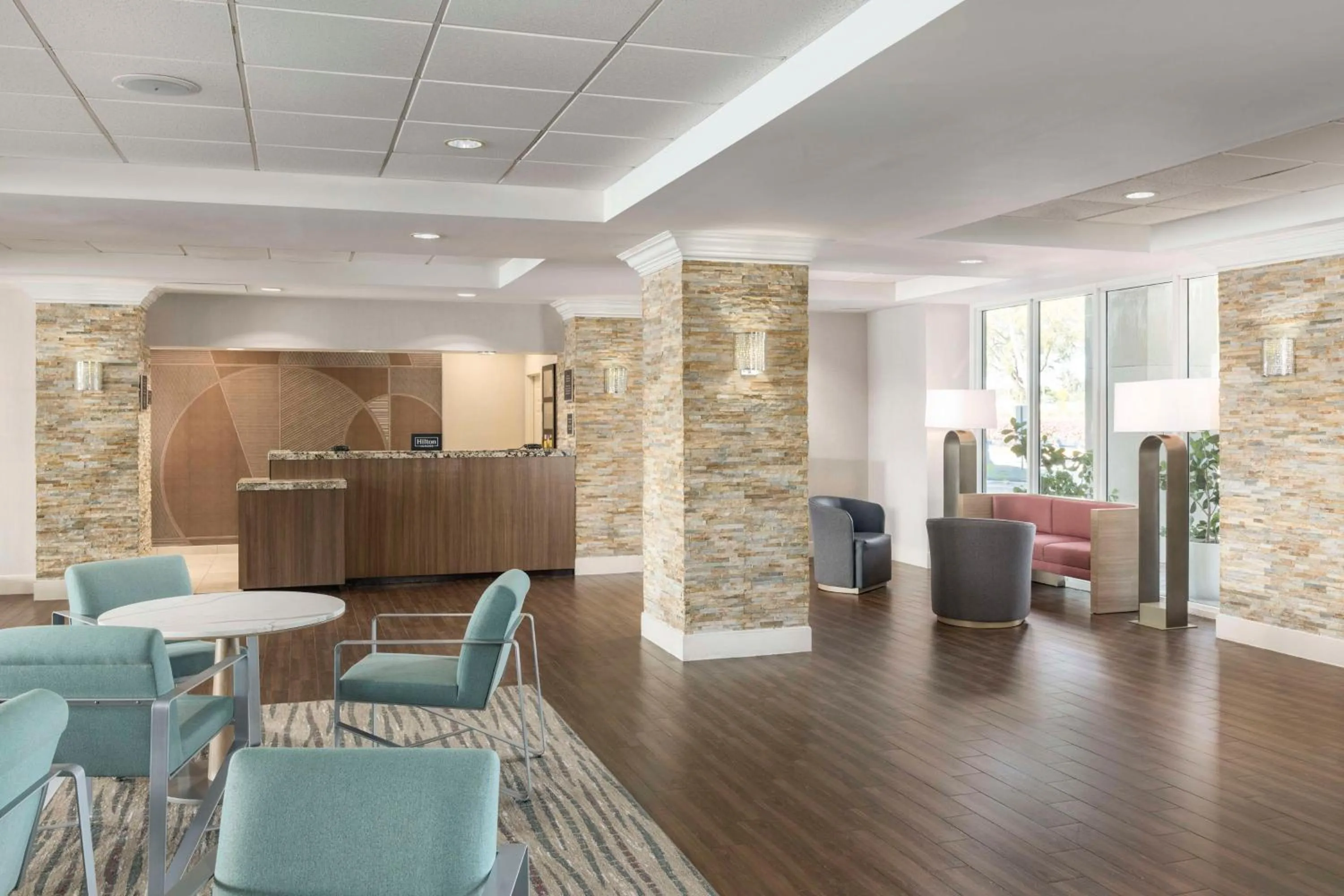 Lobby or reception in Homewood Suites Miami Airport/Blue Lagoon