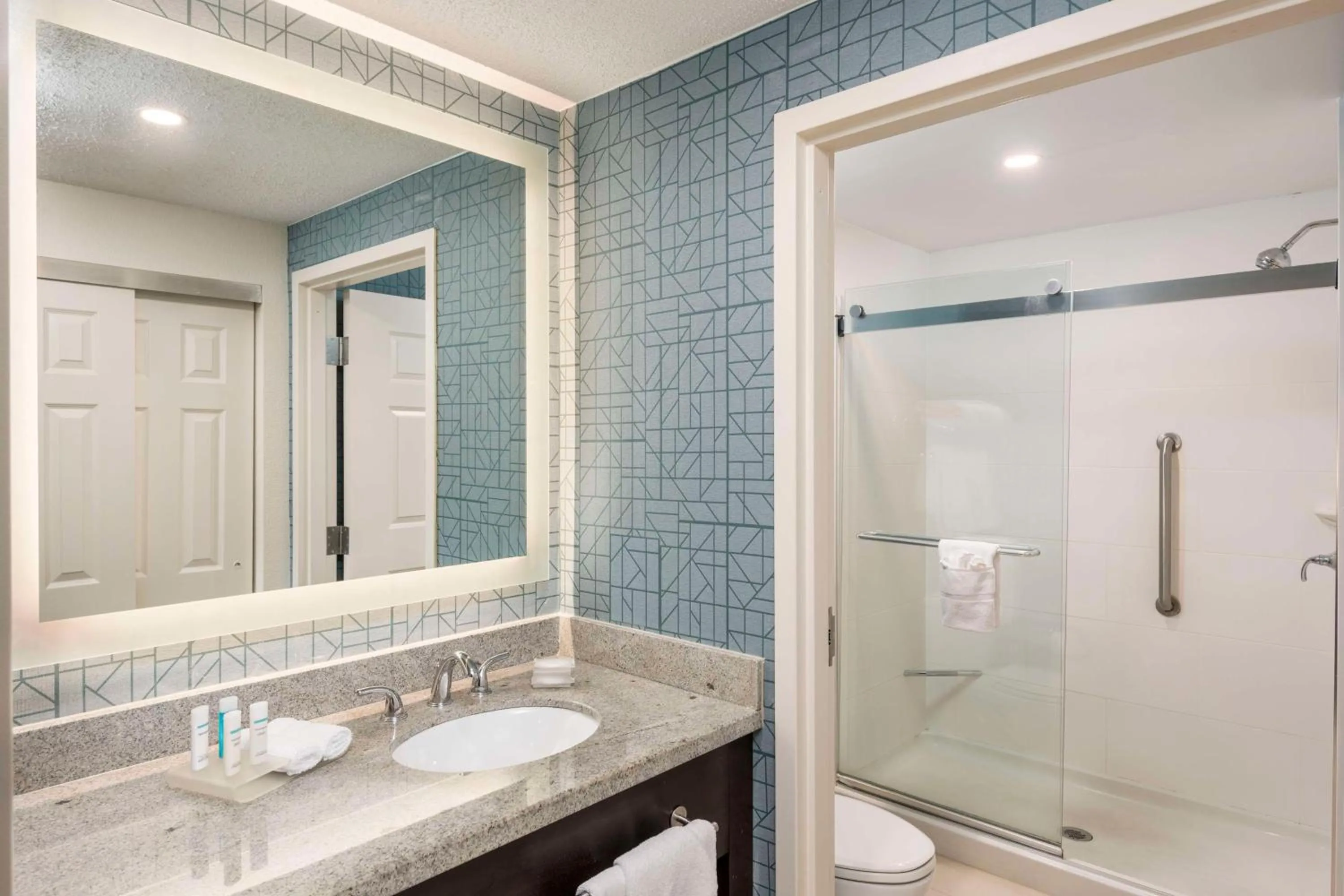 Bathroom in Homewood Suites Miami Airport/Blue Lagoon