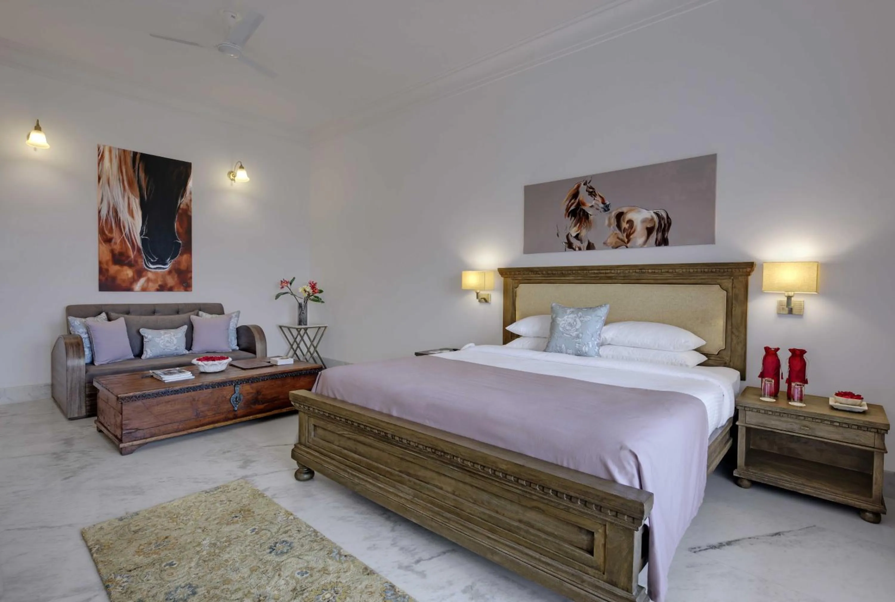 Photo of the whole room, Bed in Fateh Garh Resort by Fateh Collection