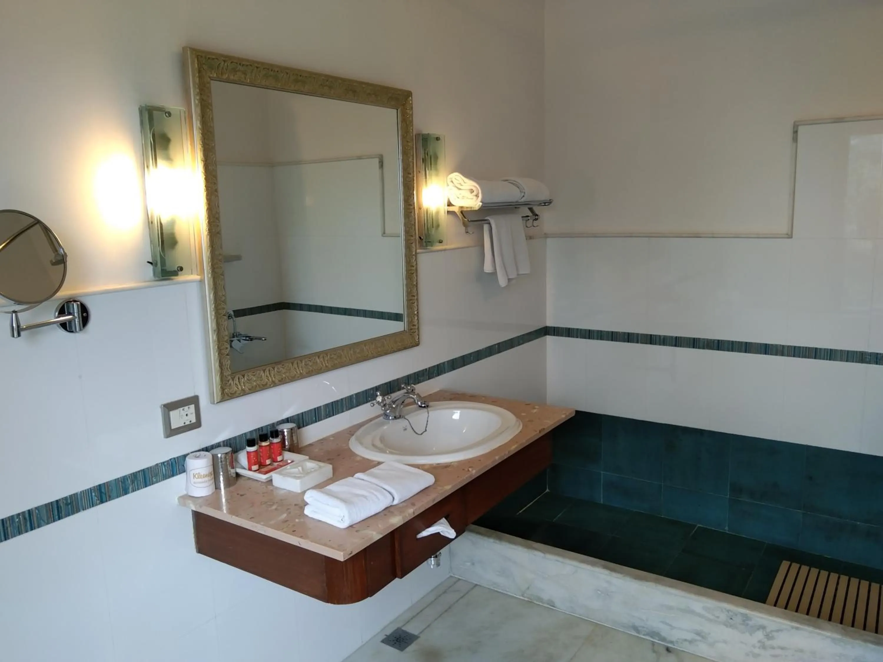 Bathroom in Fateh Garh Resort by Fateh Collection