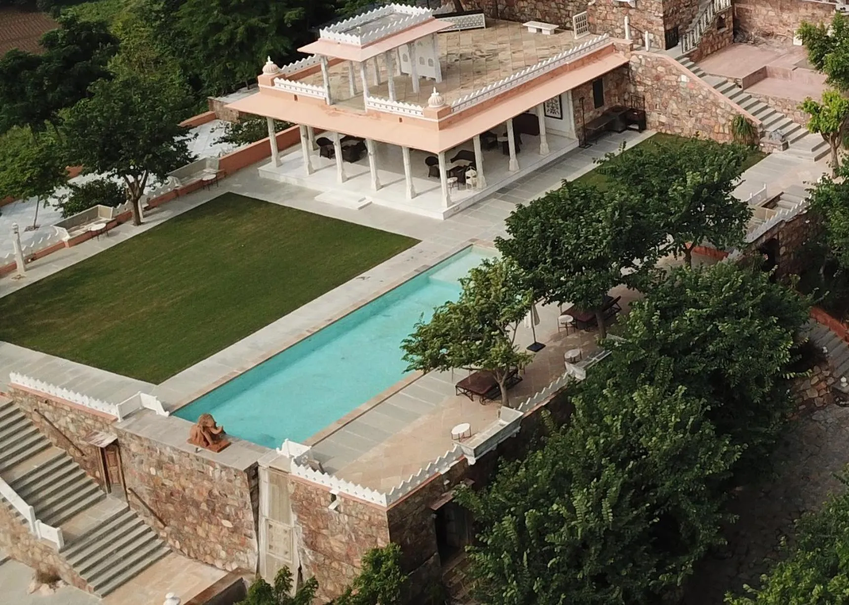 Property building in Fateh Garh Resort by Fateh Collection