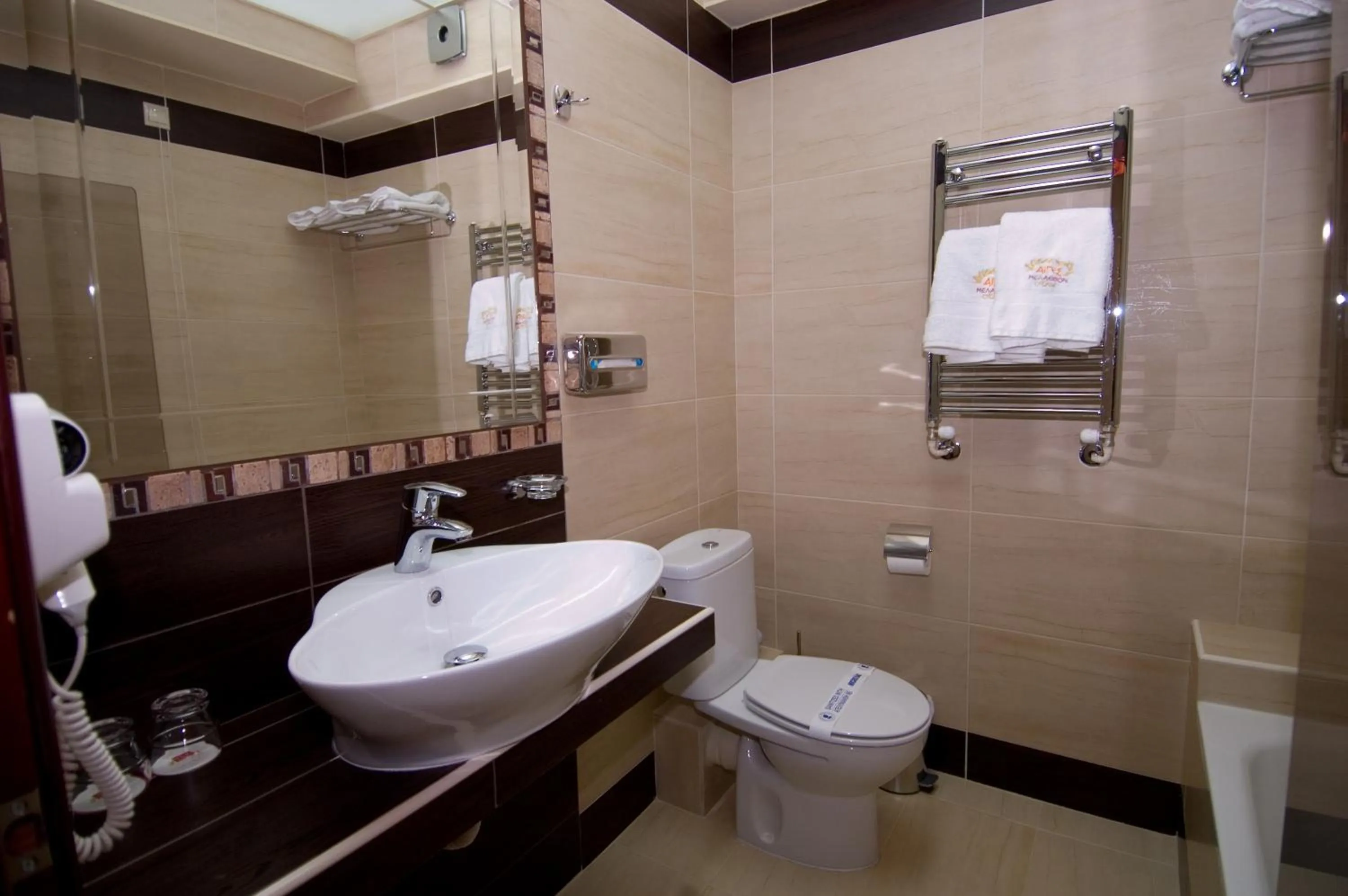 Toilet in Hotel Aiges Melathron