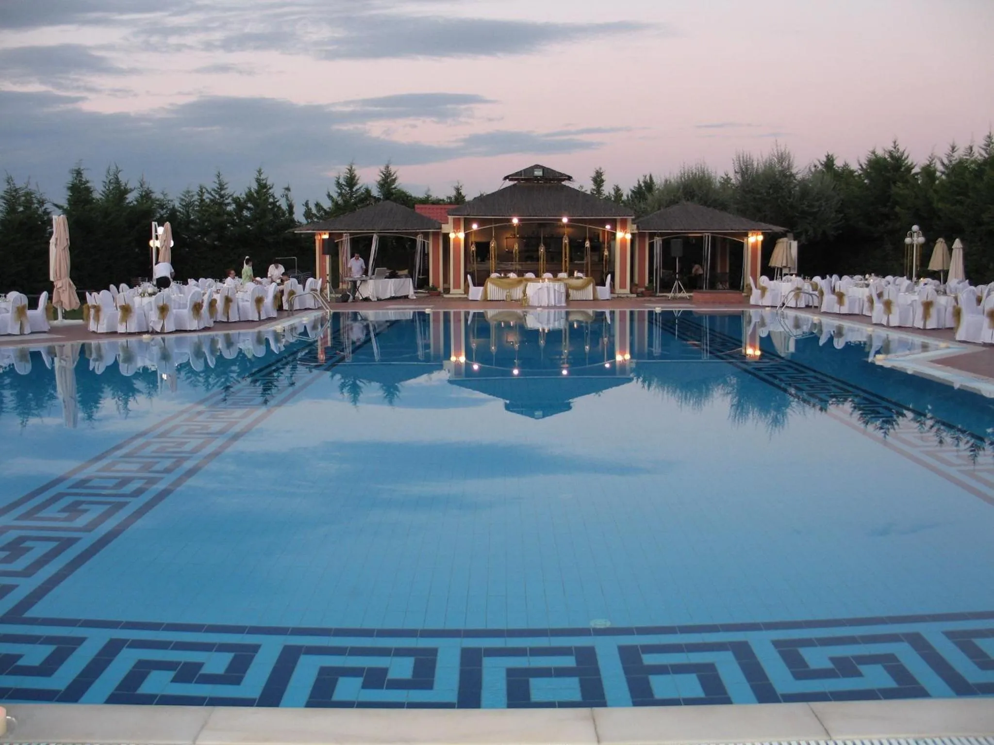 Swimming pool in Hotel Aiges Melathron