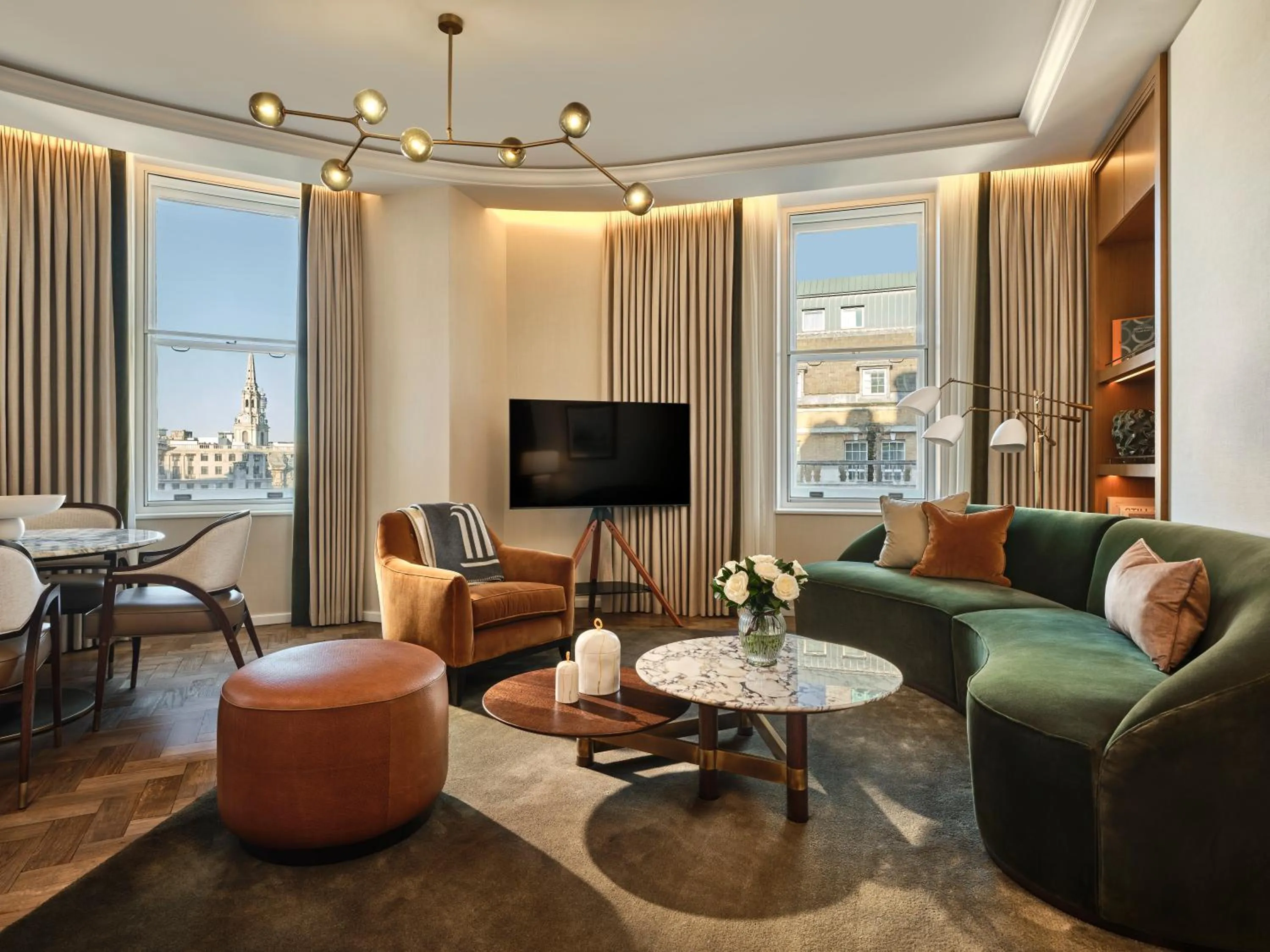 Living room in Corinthia London