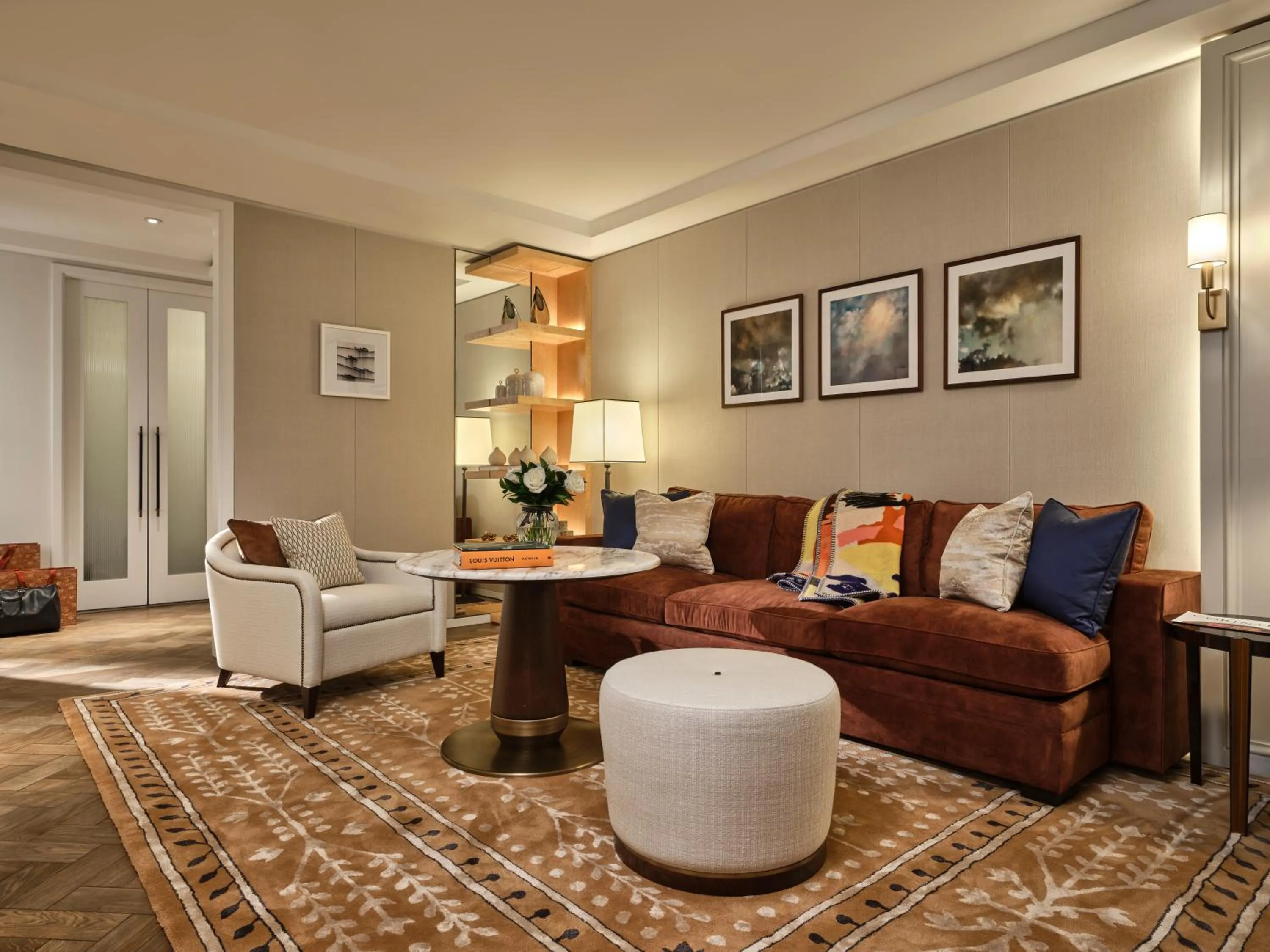 Living room in Corinthia London