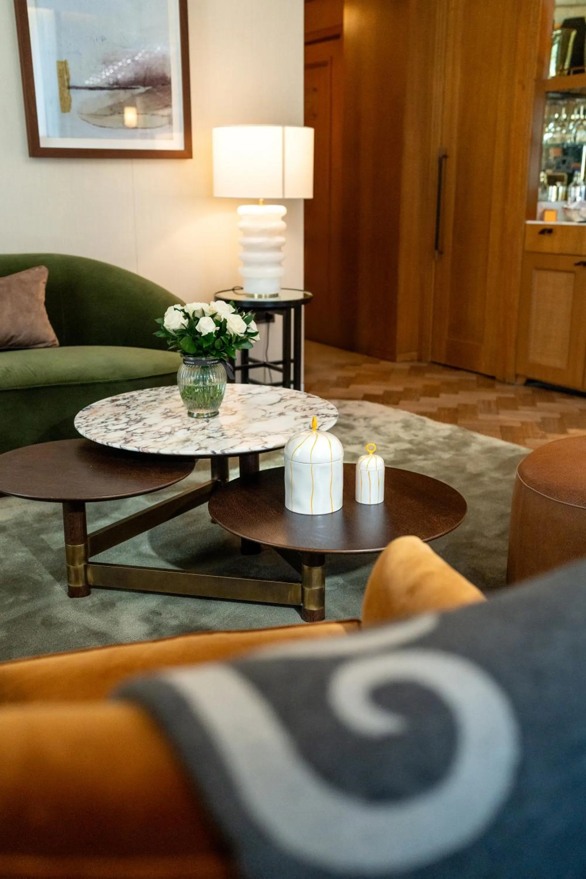 Living room in Corinthia London