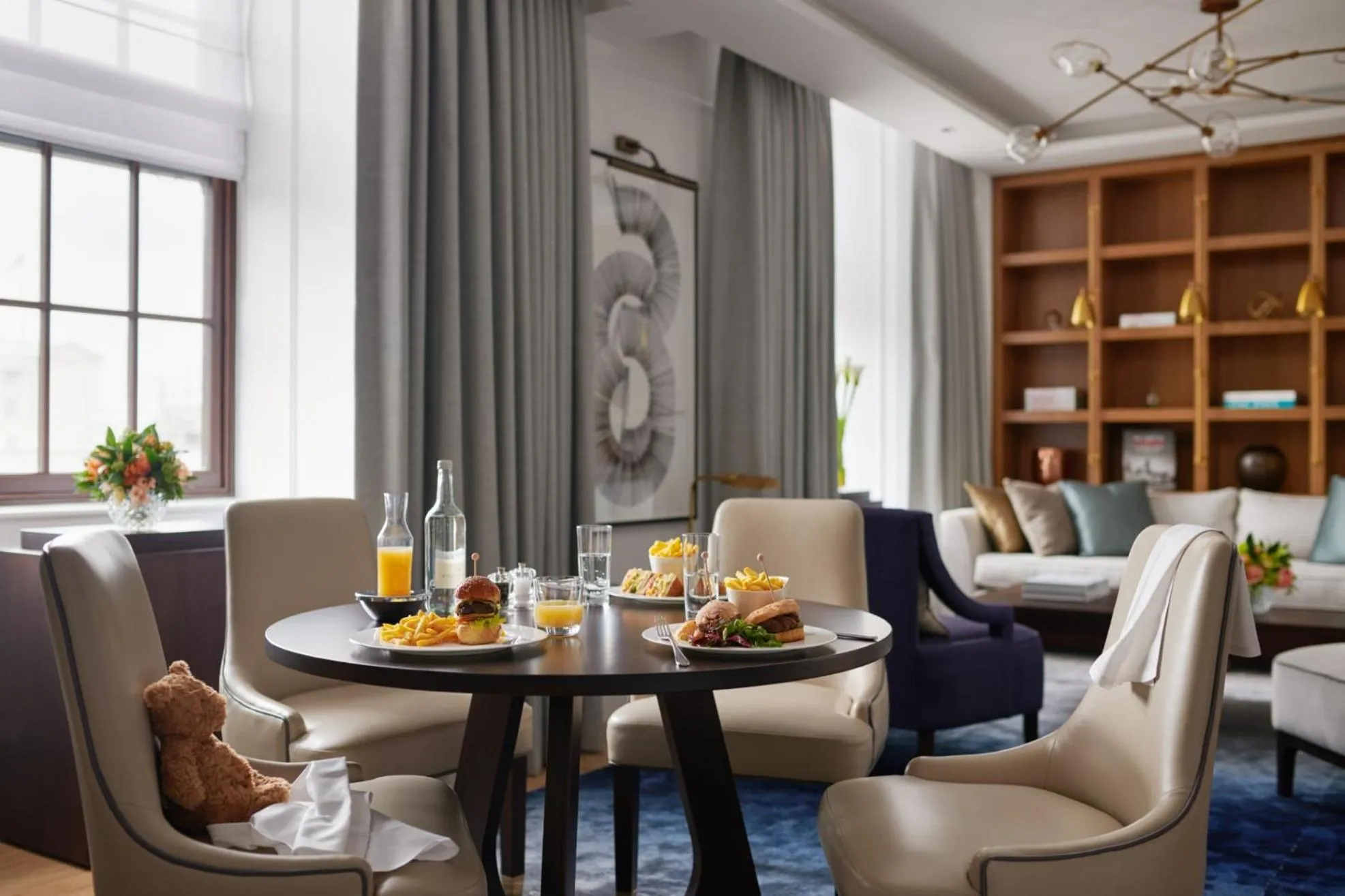 Living room in Corinthia London