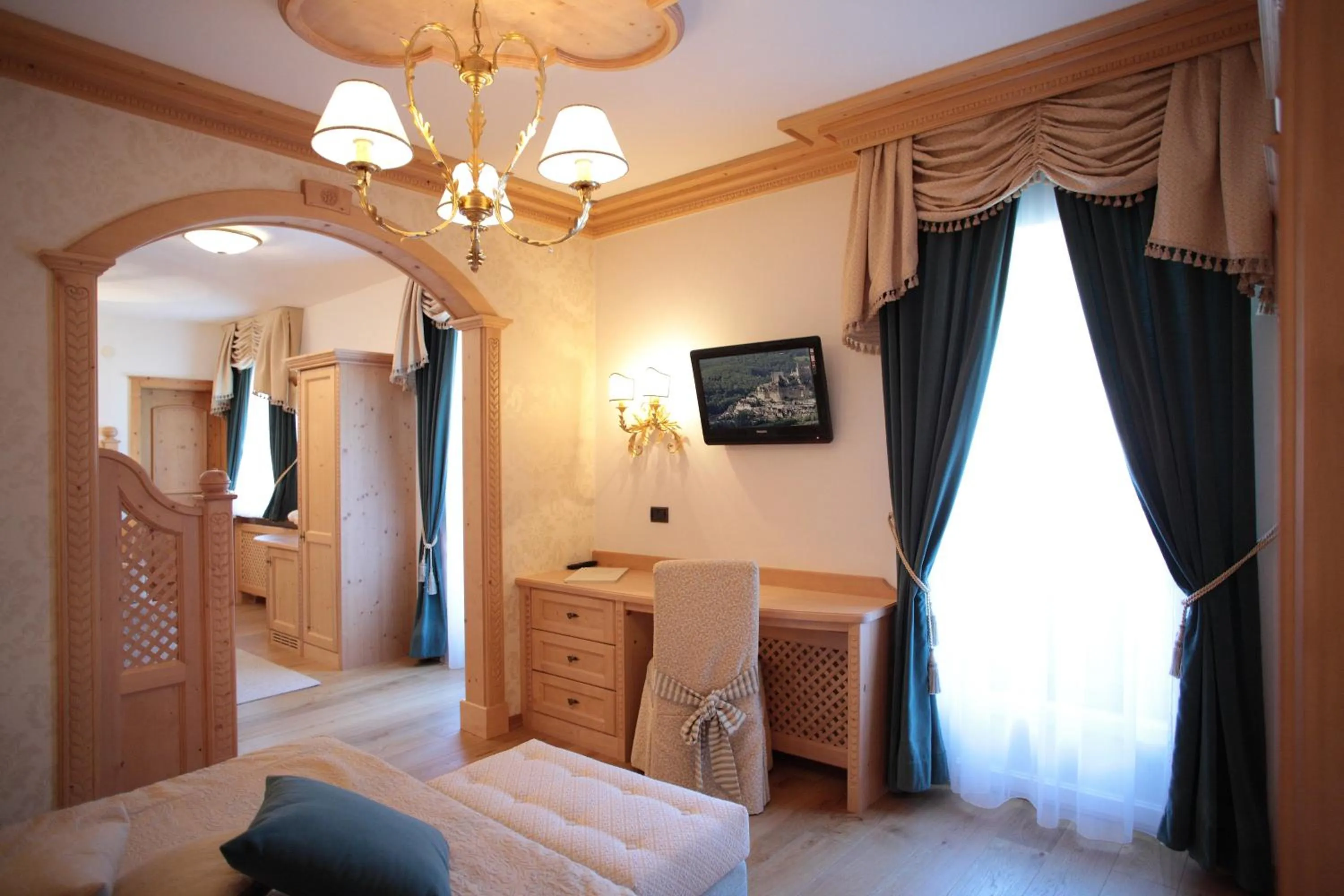 Decorative detail, Bed in Hotel Colbricon Beauty & Relax