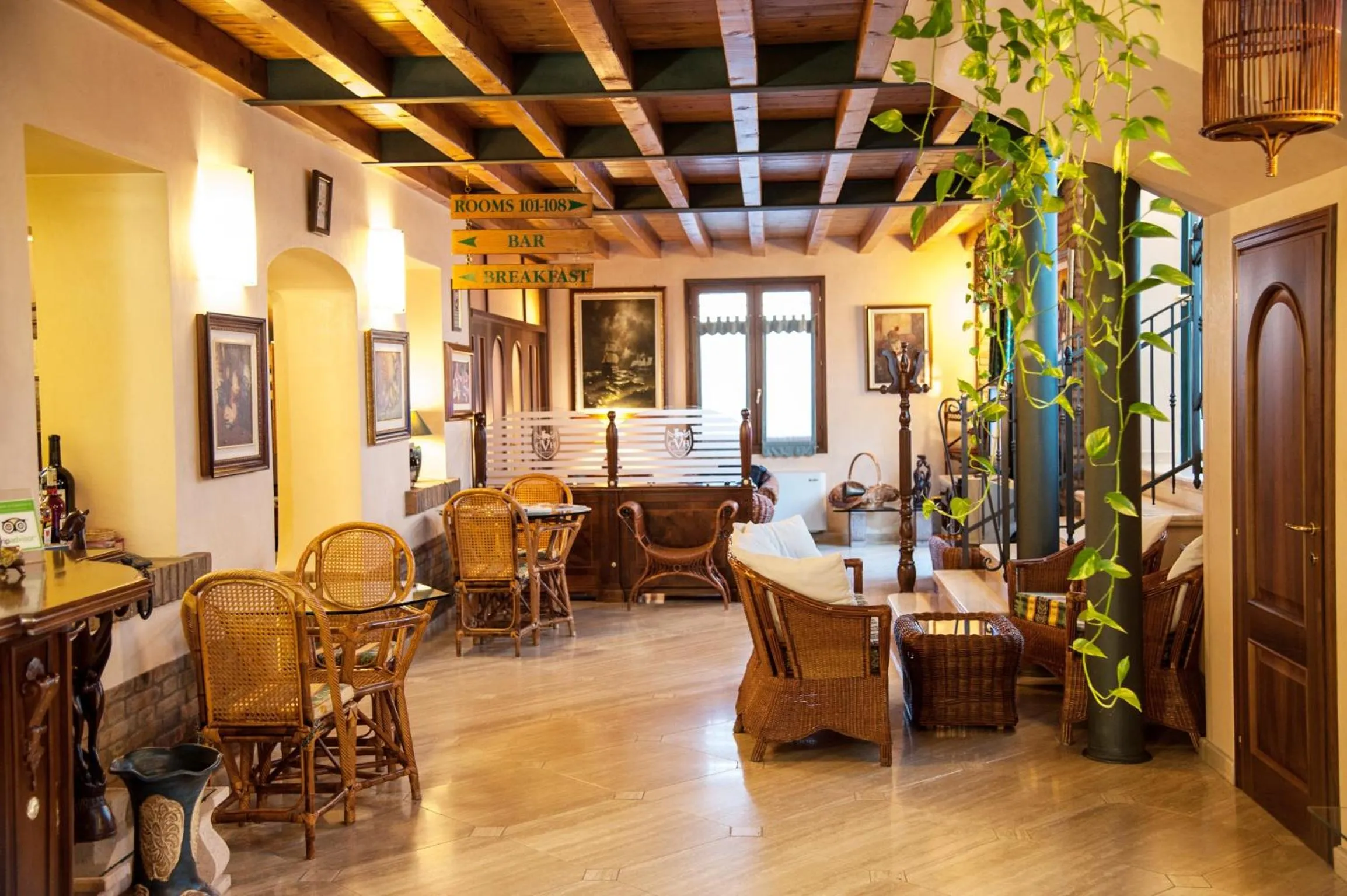 Lobby or reception in Hotel Corte Vecchia