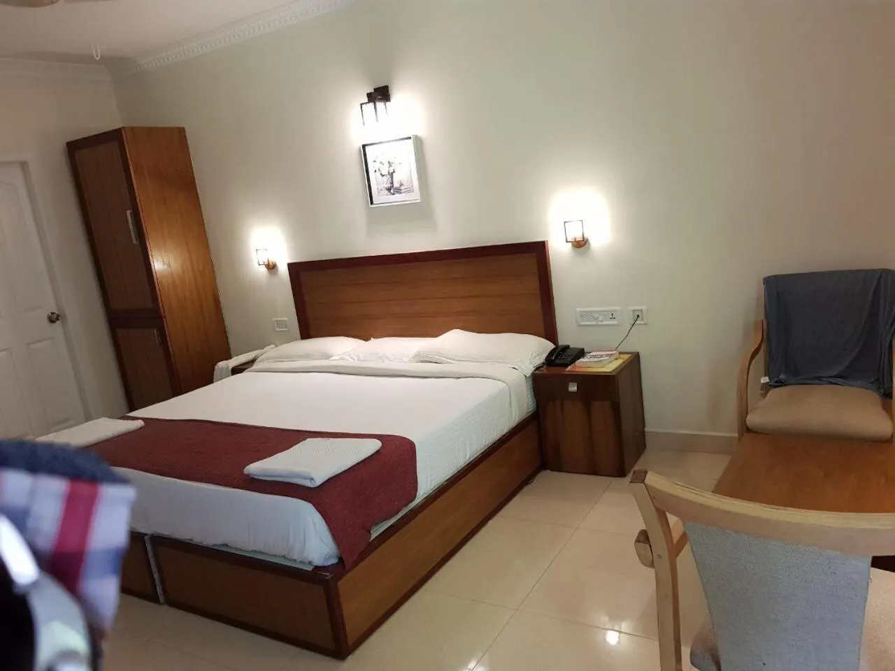 Bed in Bellavista Resort Munnar