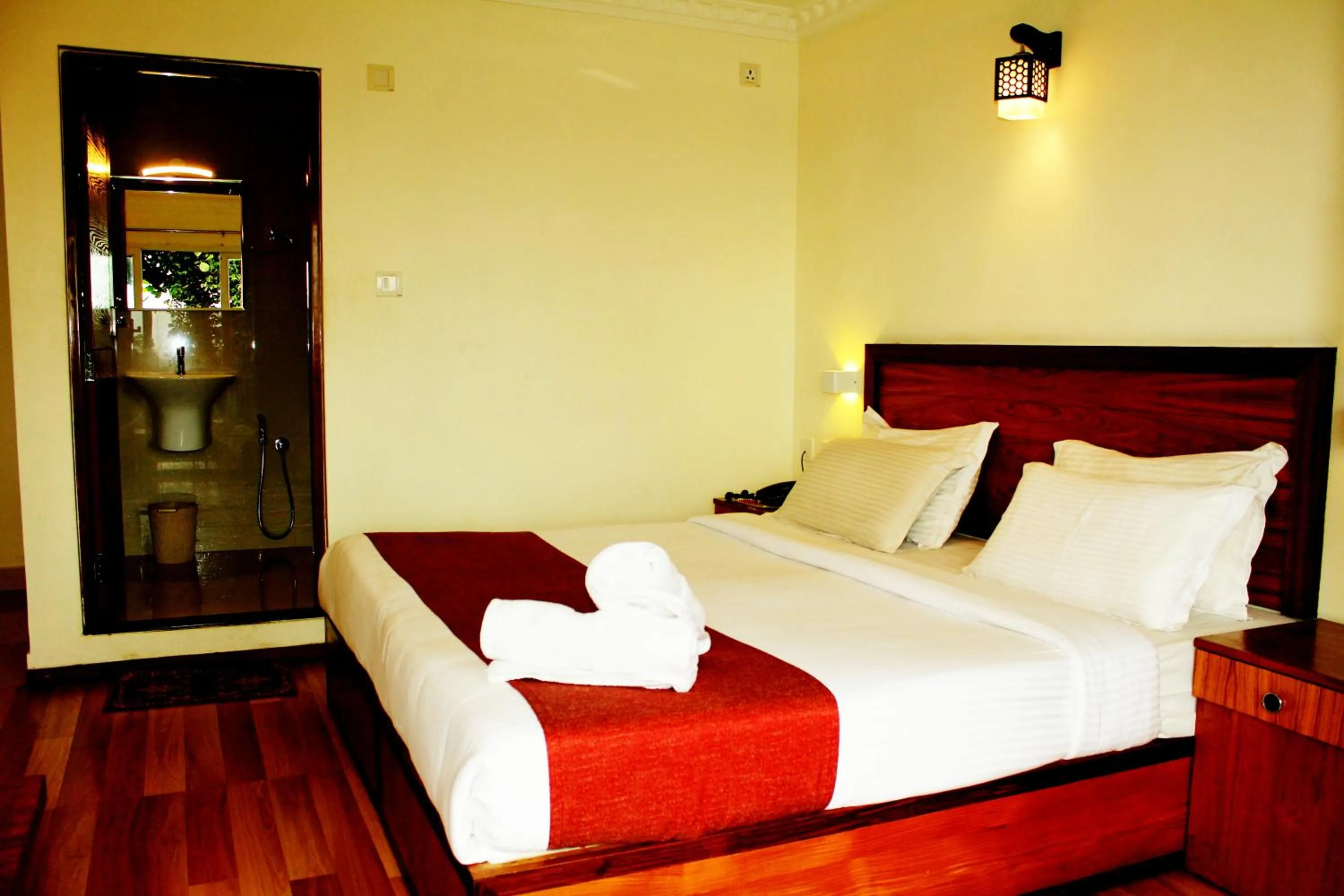 Bed in Bellavista Resort Munnar