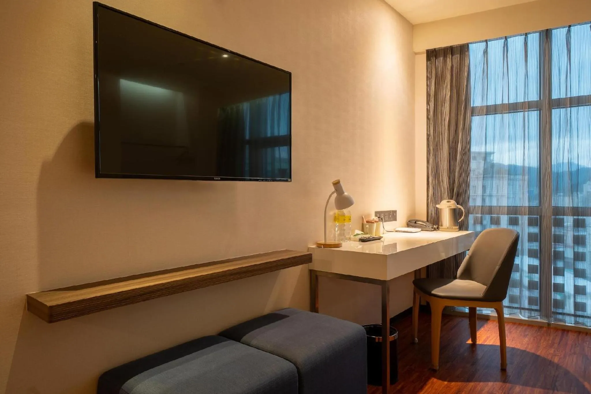 Photo of the whole room in CHECK inn Taipei Xinyi