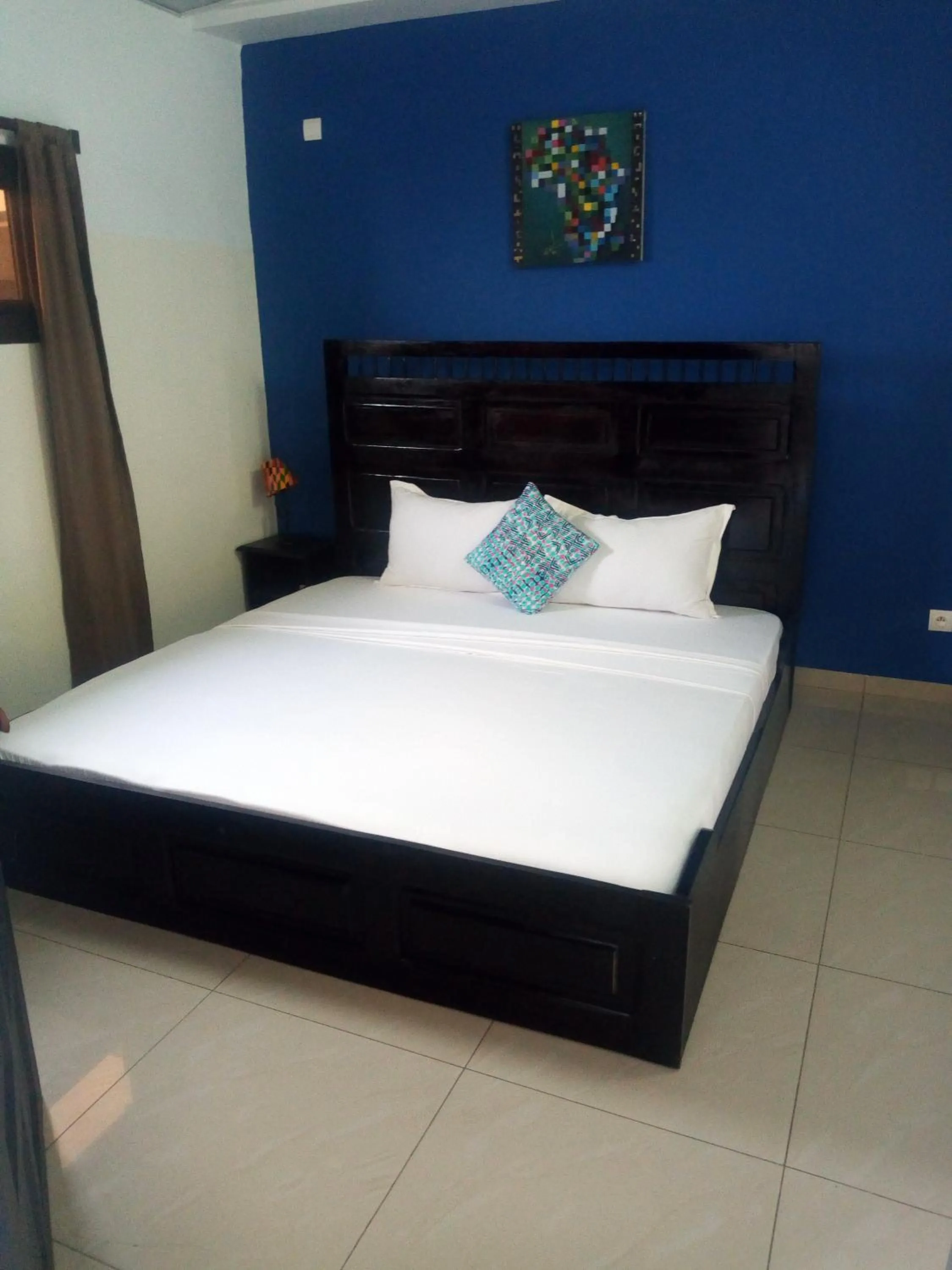 Bed in Hôtel Seaside