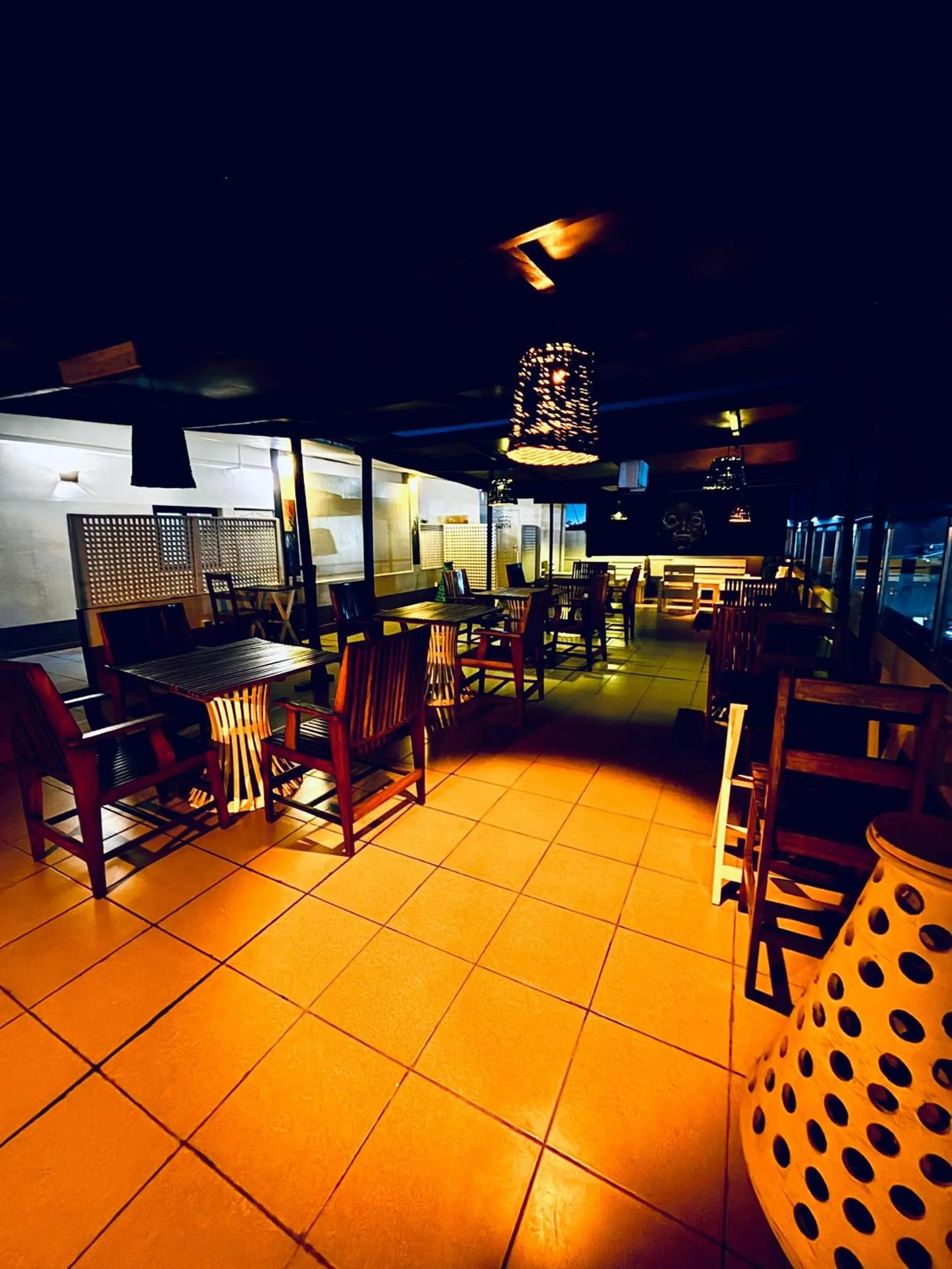 Patio in Hôtel Seaside