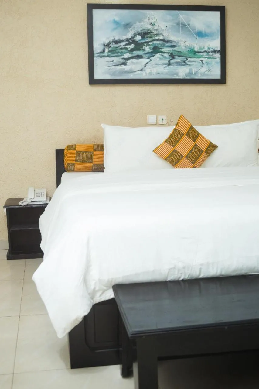 Bed in Hôtel Seaside