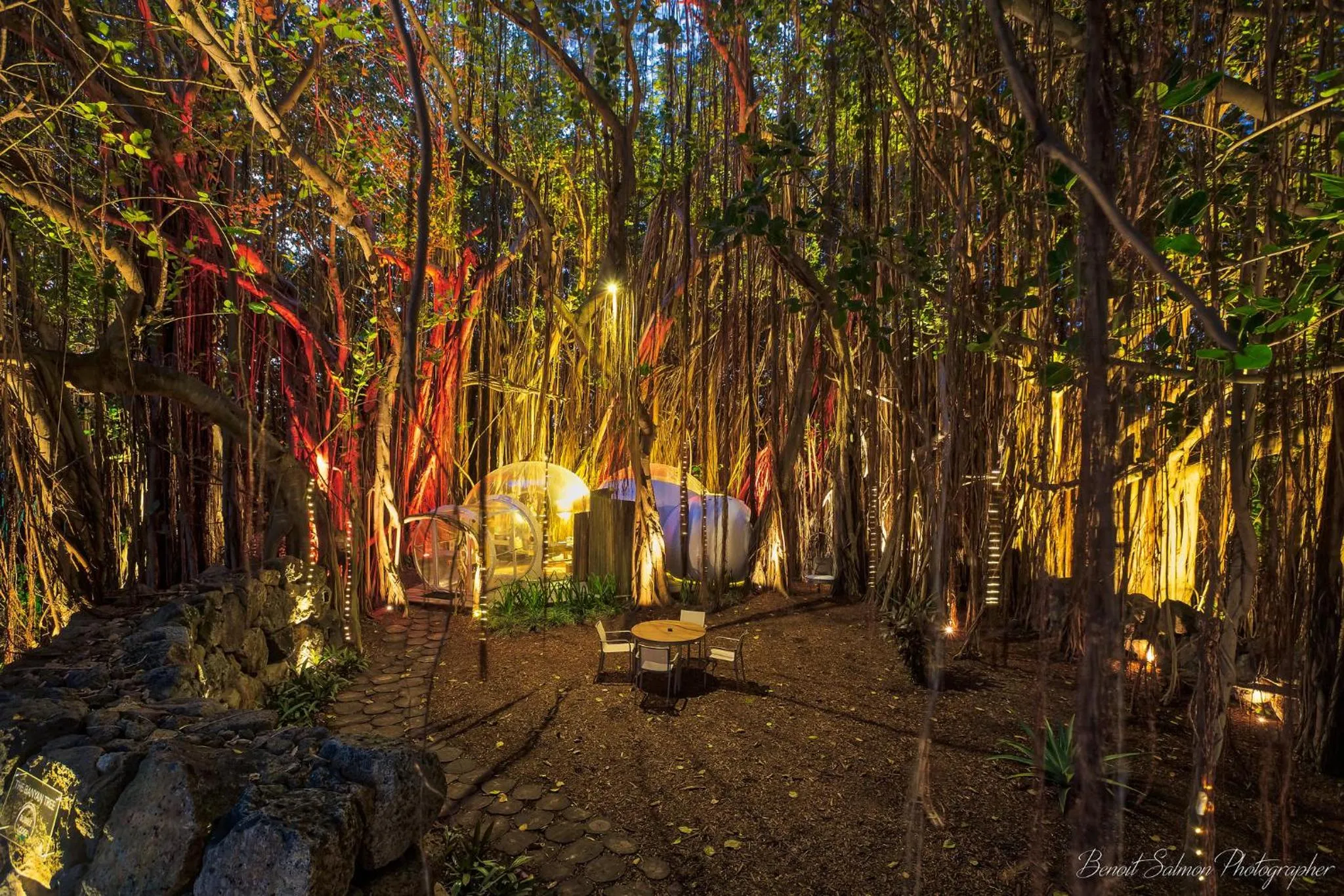 Spring in Bubble Lodge Ile aux Cerfs Island