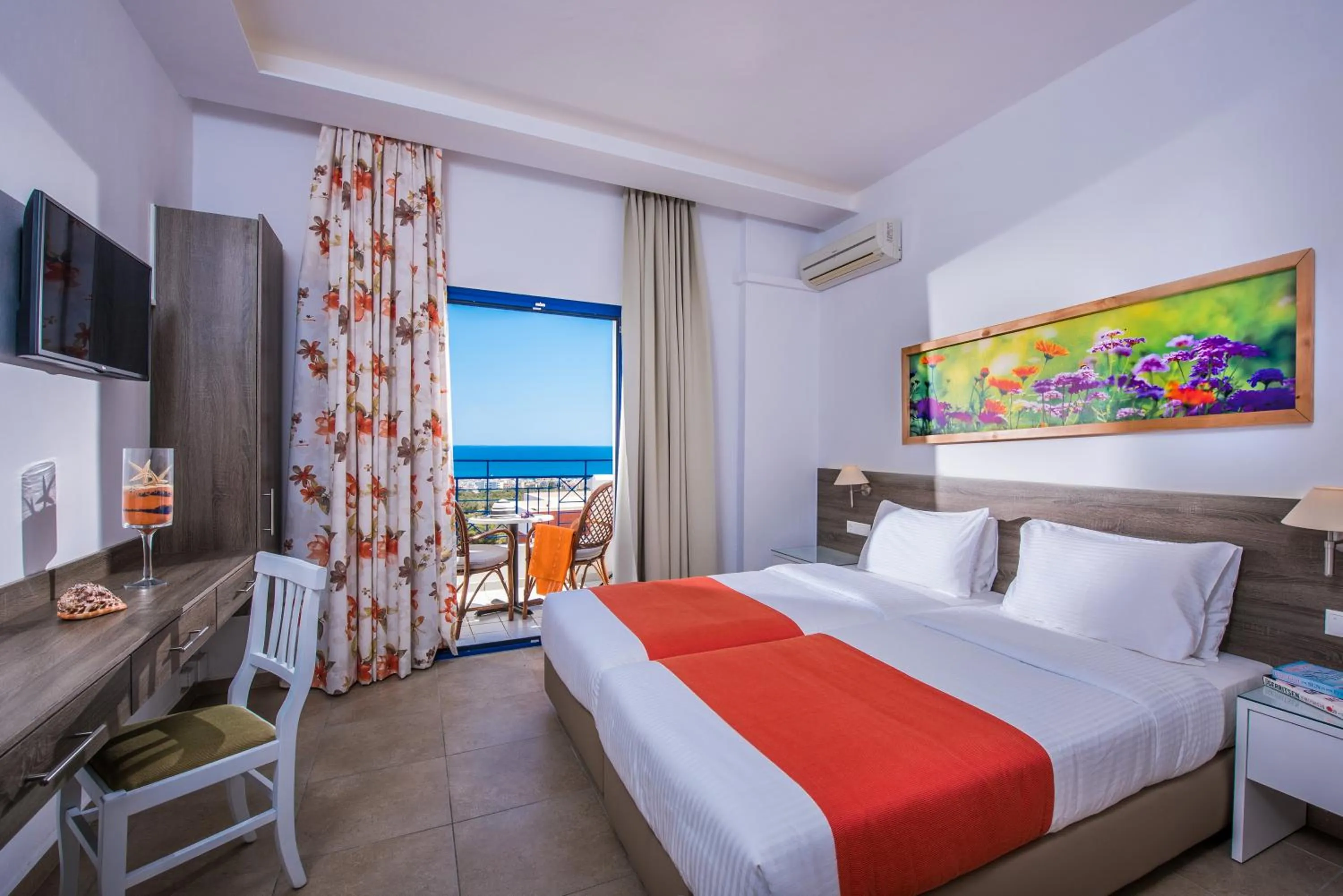 Bed in Astra Village & Suites