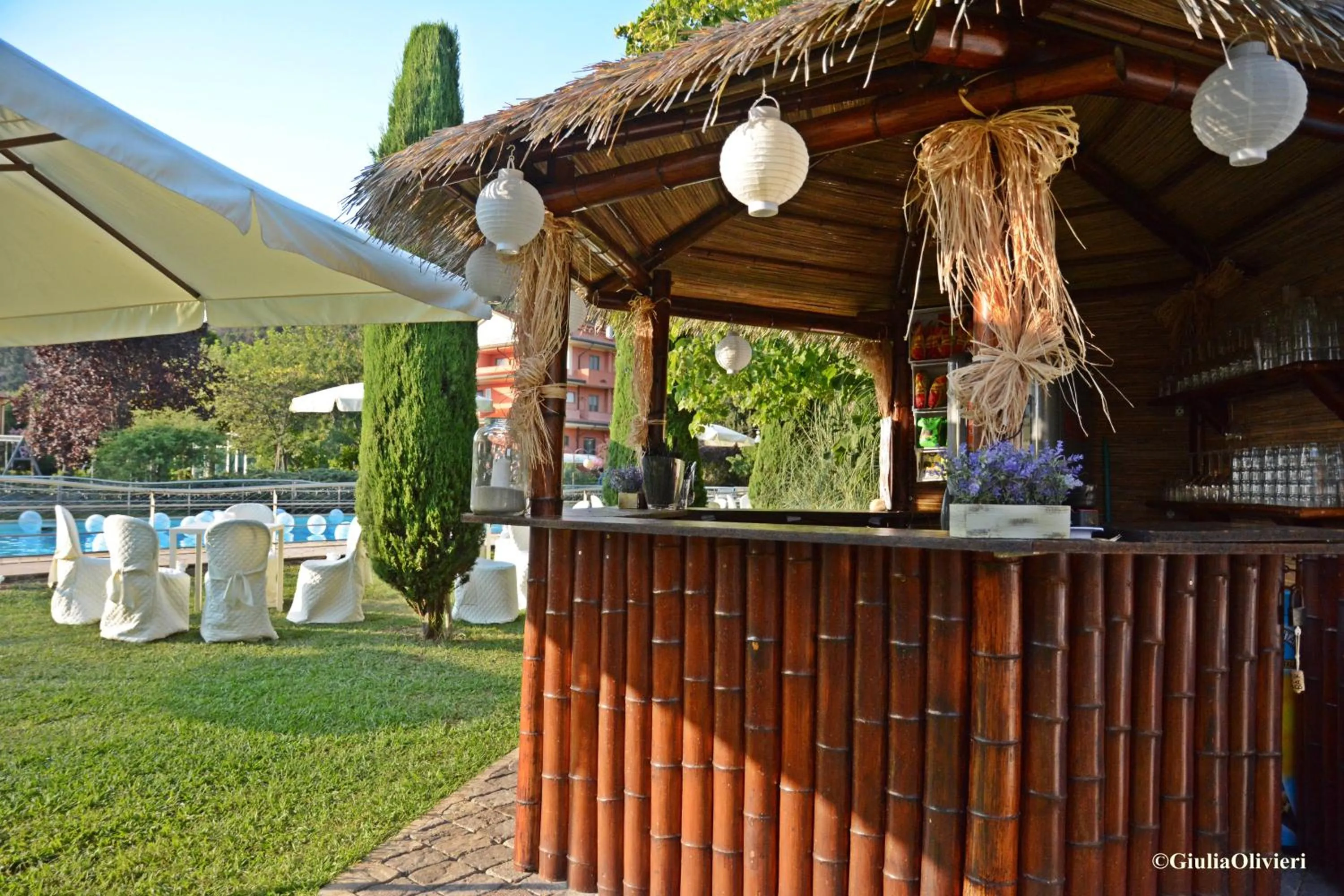 Swimming pool in Hotel Le Rotonde