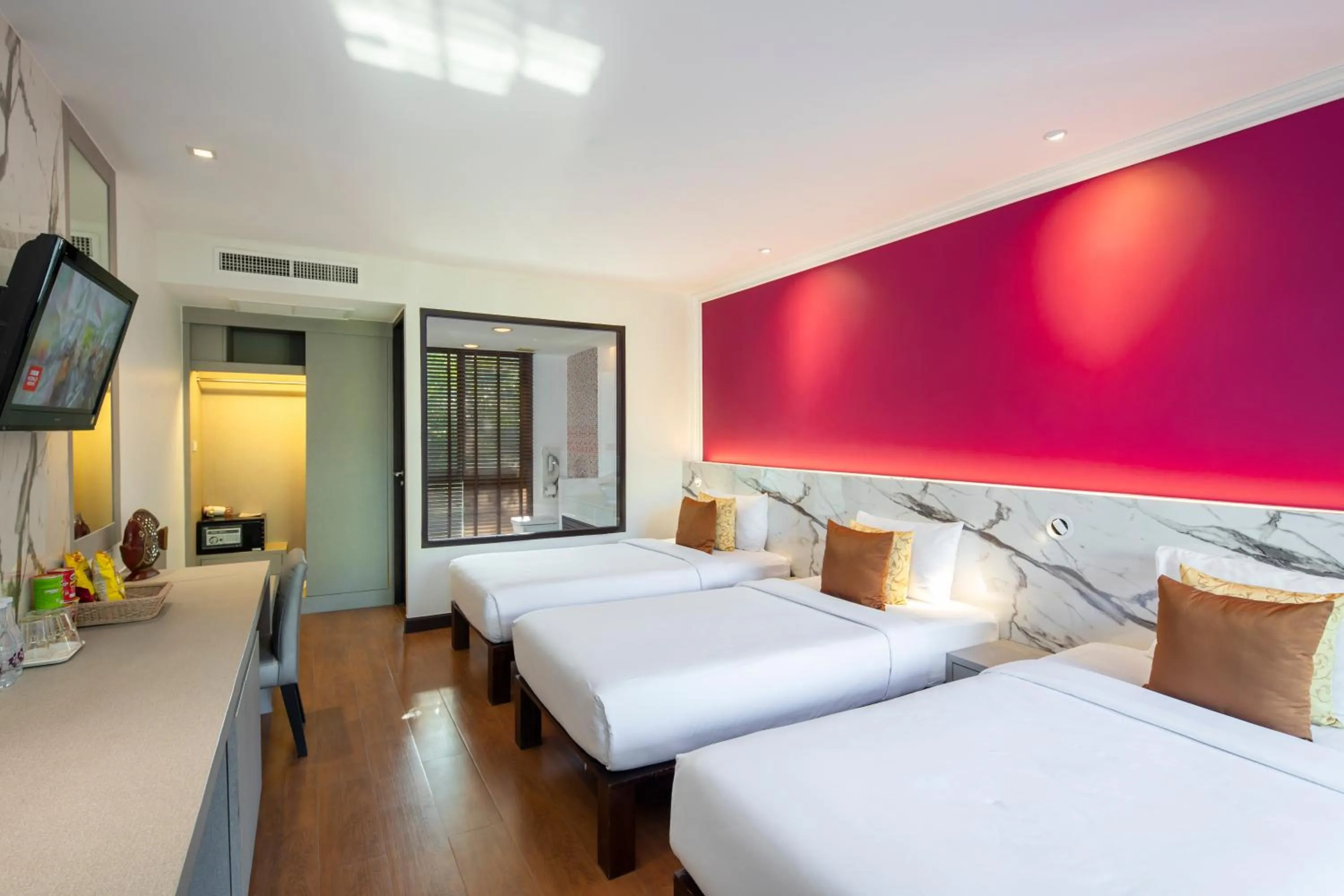 Bed in Samed Pavilion Resort