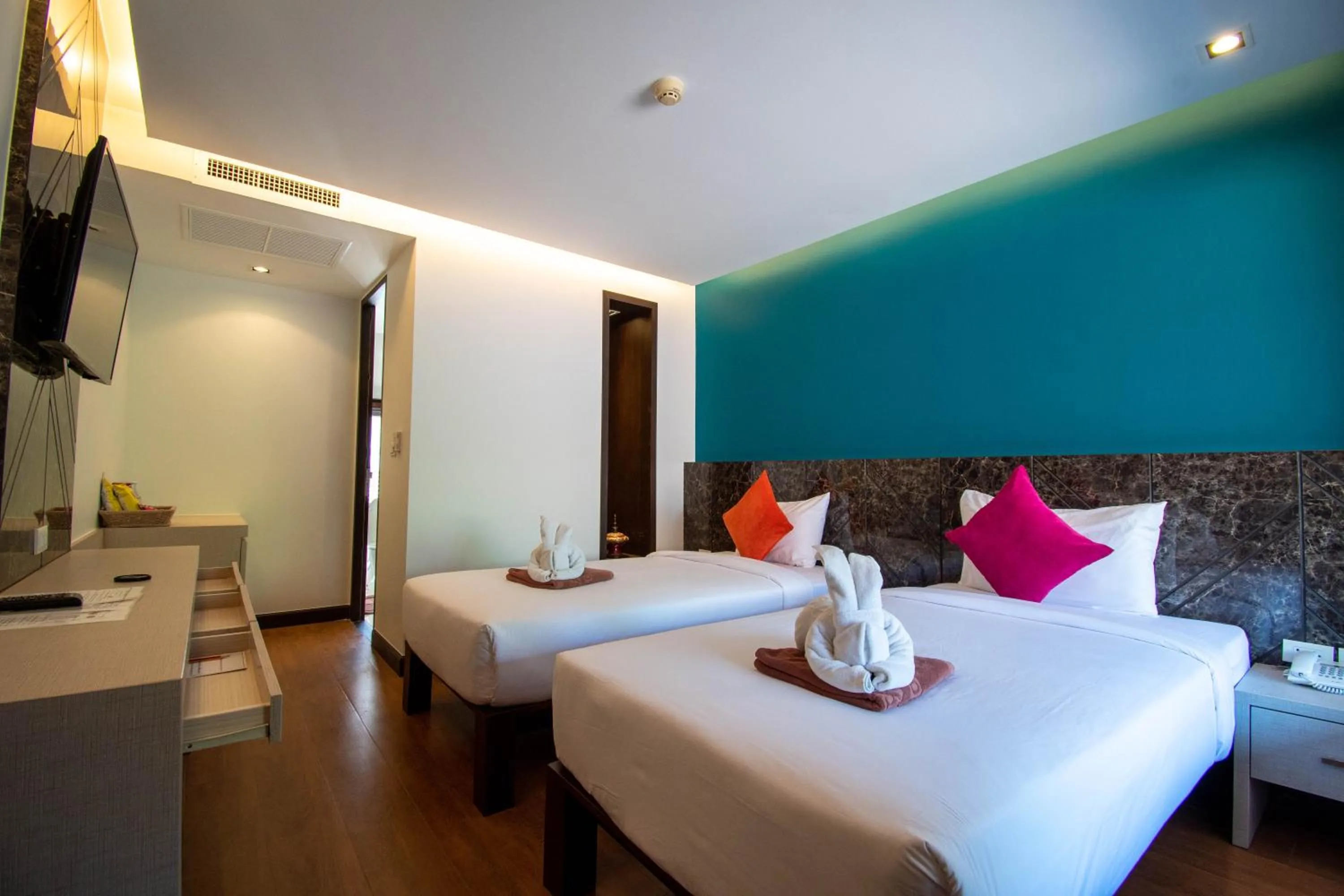 Bed in Samed Pavilion Resort