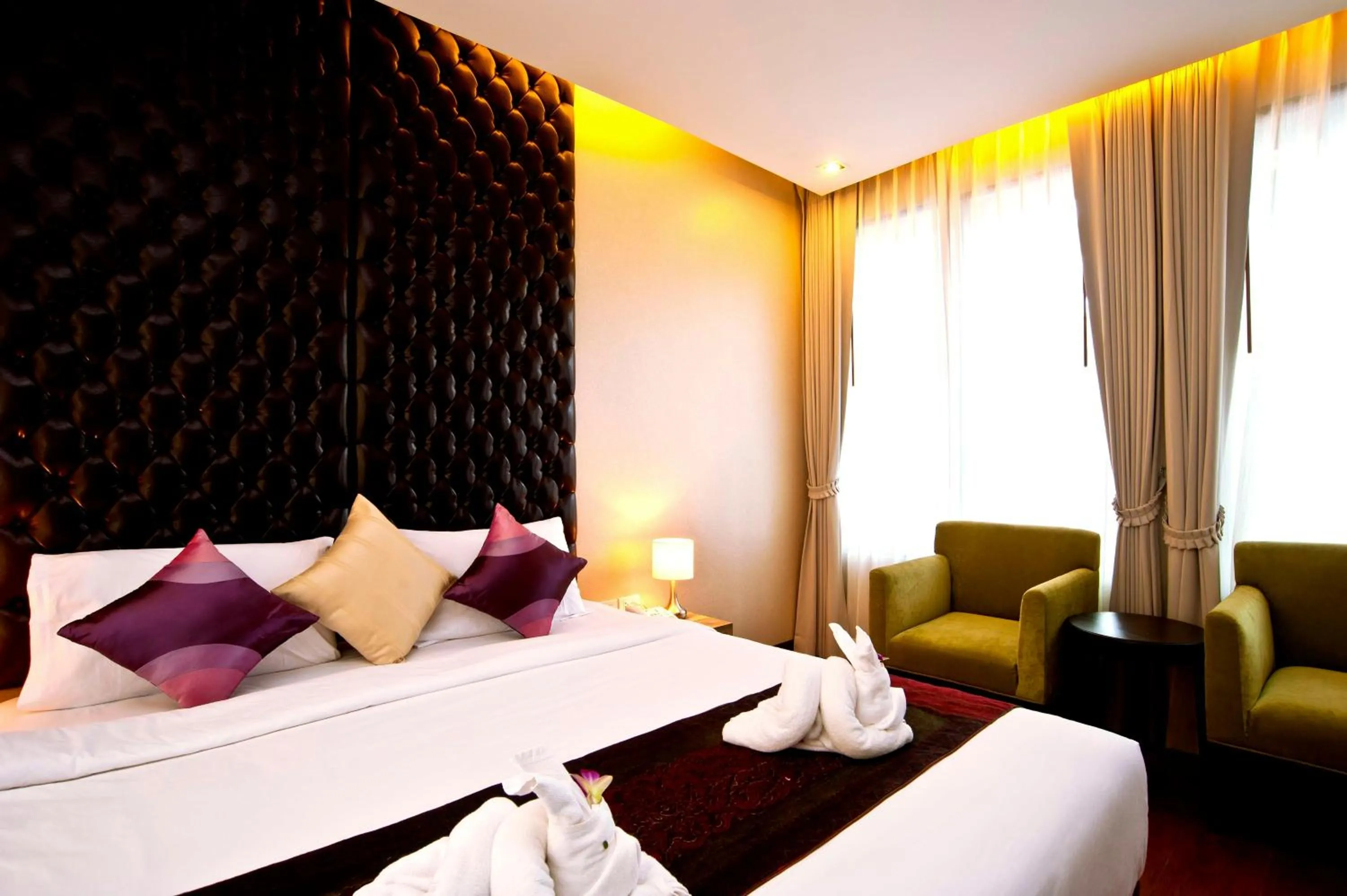 Bed in Samed Pavilion Resort