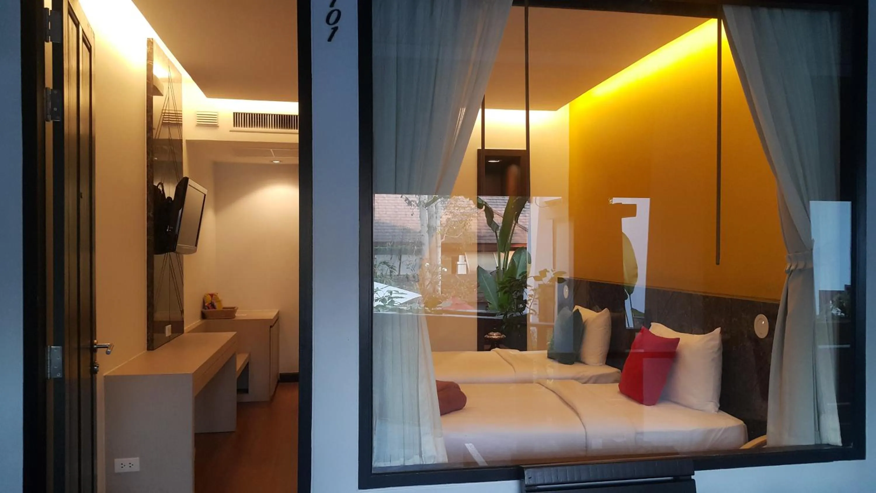 Bed in Samed Pavilion Resort