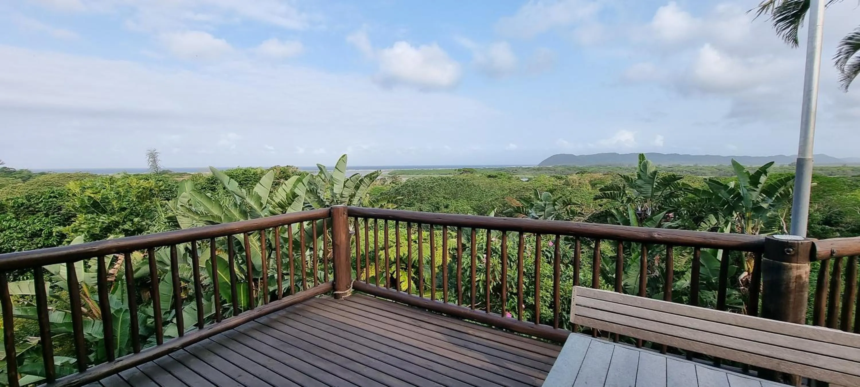 Sea view in Ndiza Lodge and Cabanas