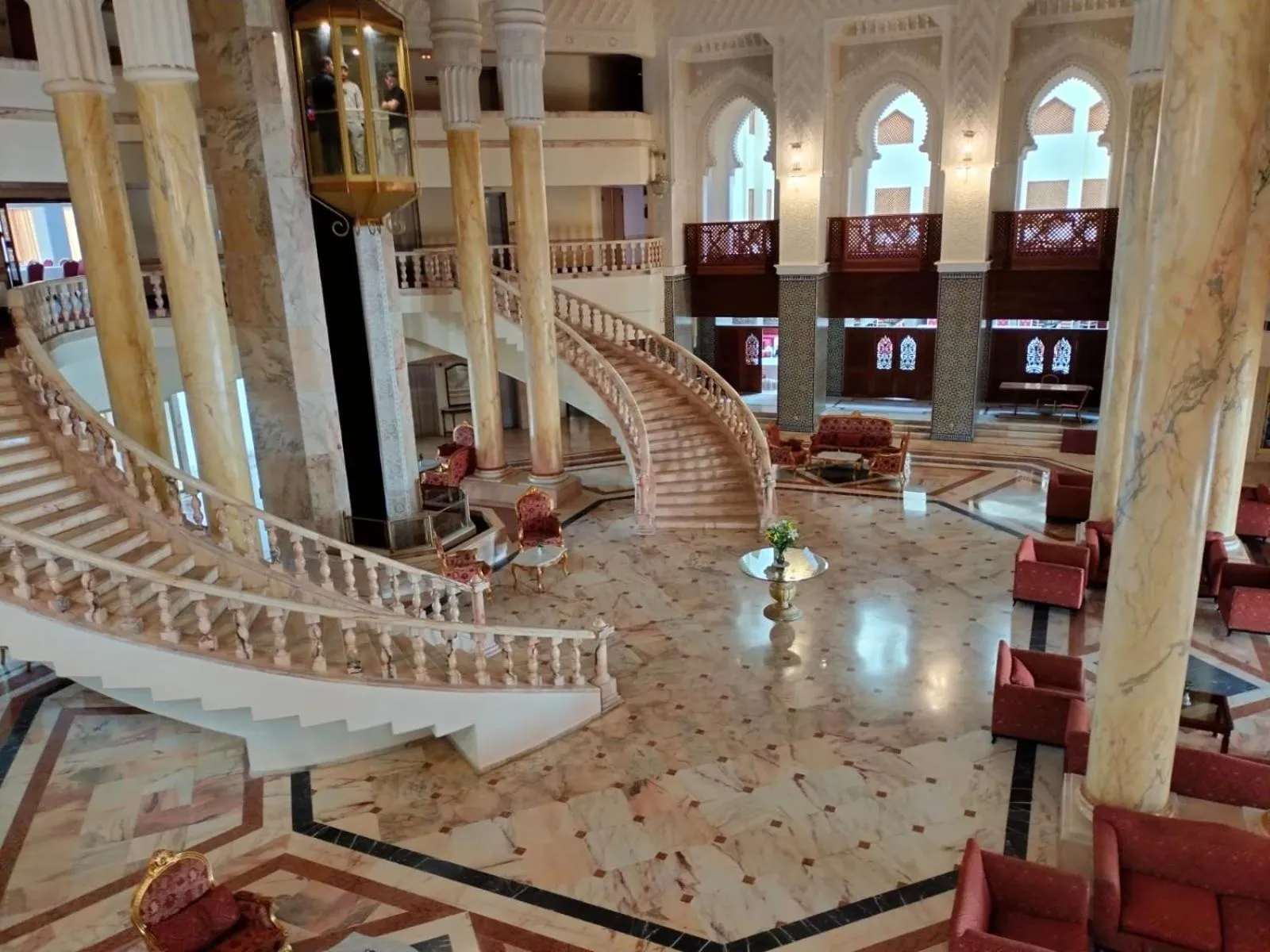 Lobby or reception in Amir Palace
