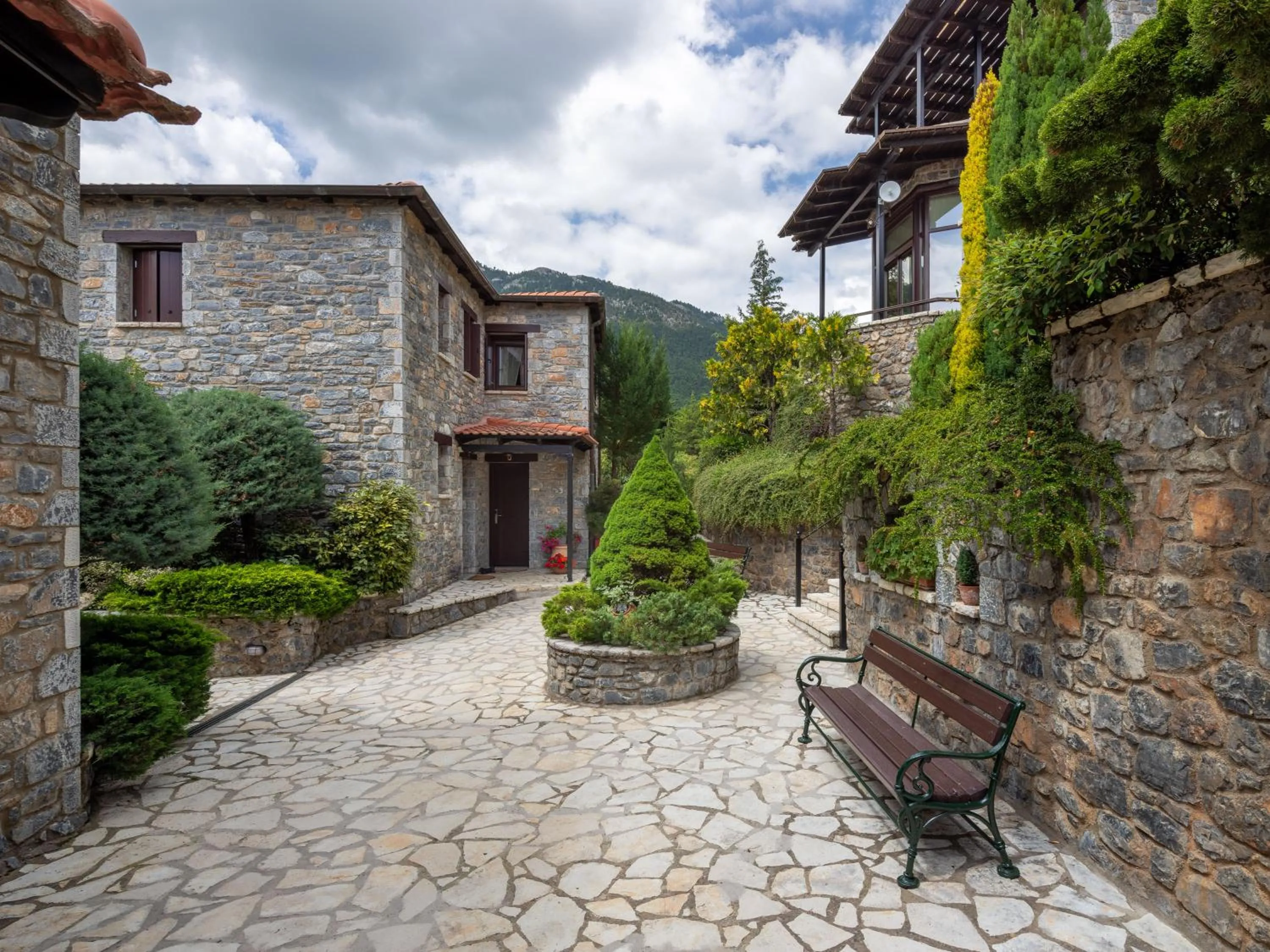 Property building in Ostra Menalon Luxury Suites