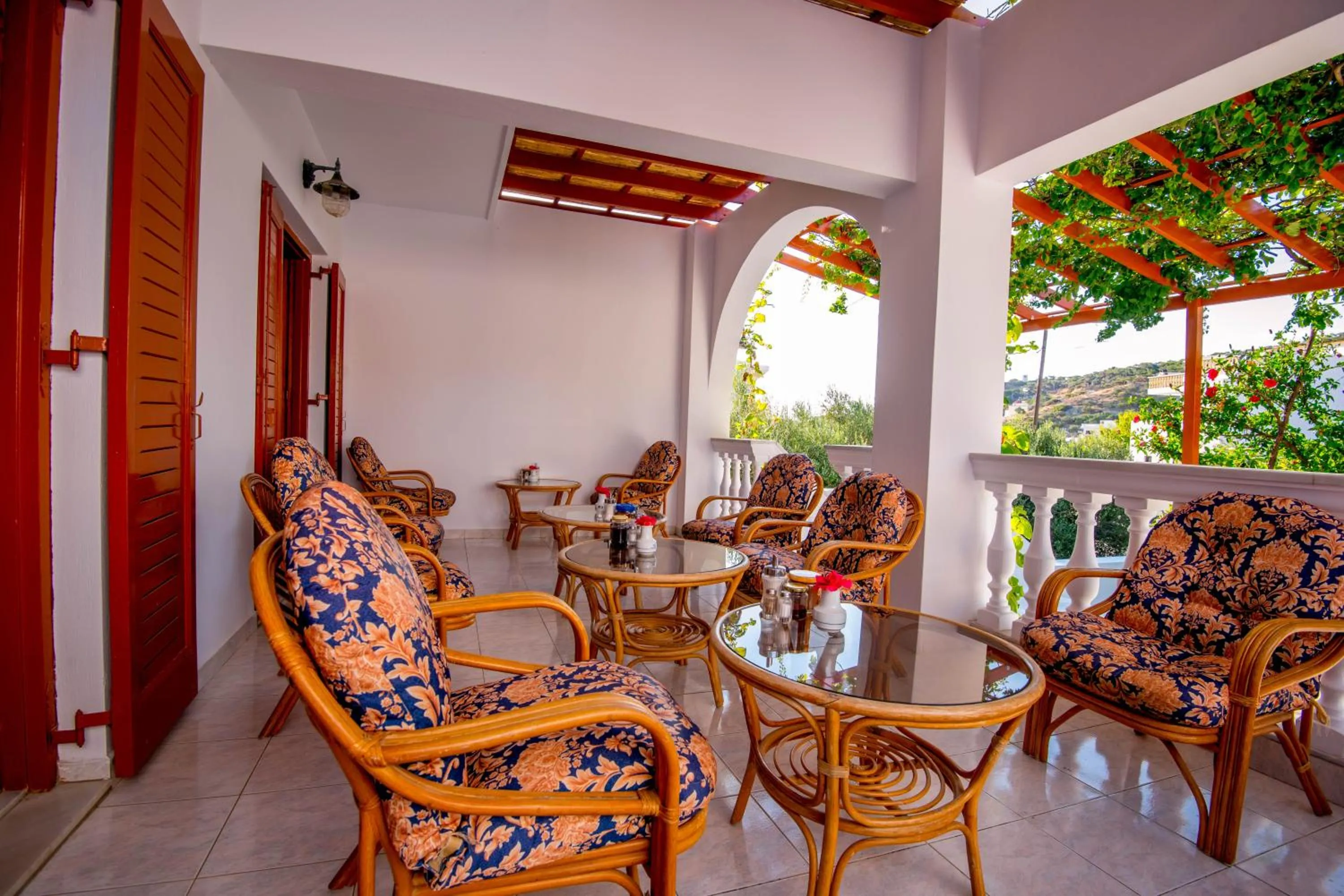 Balcony/Terrace in Balaskas Hotel