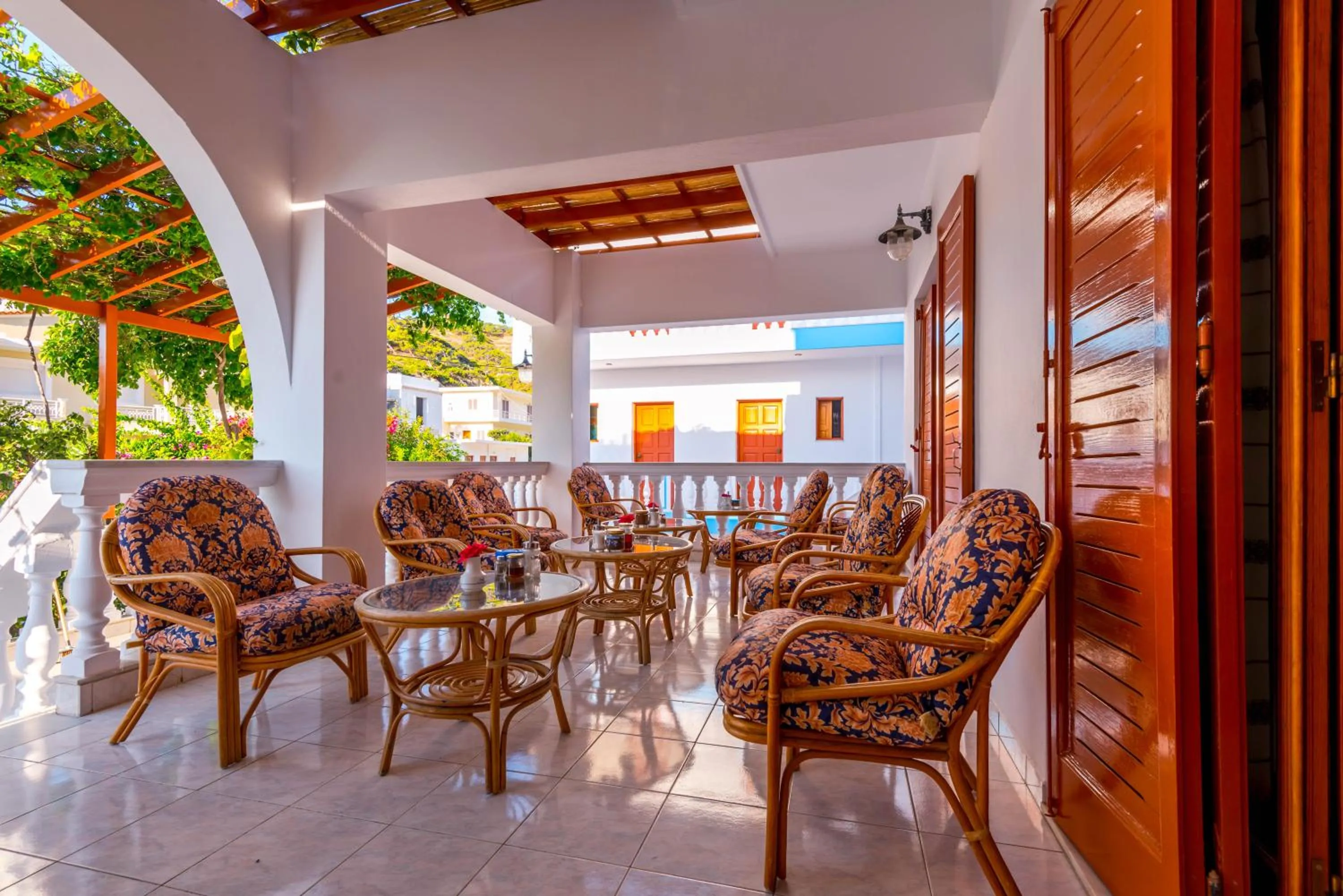 Balcony/Terrace in Balaskas Hotel