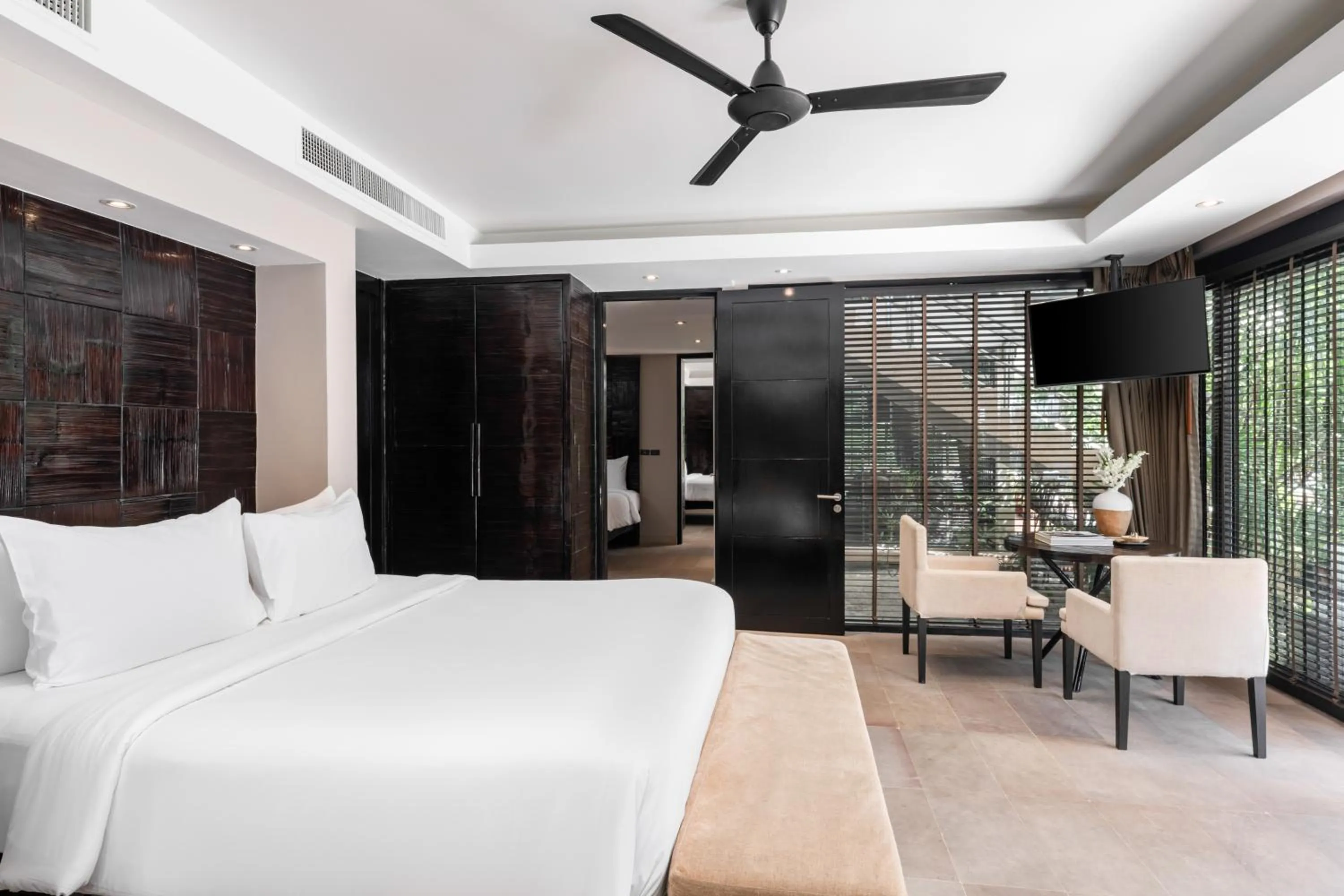 Bedroom, Bed in Nikki Beach Resort & Spa Koh Samui