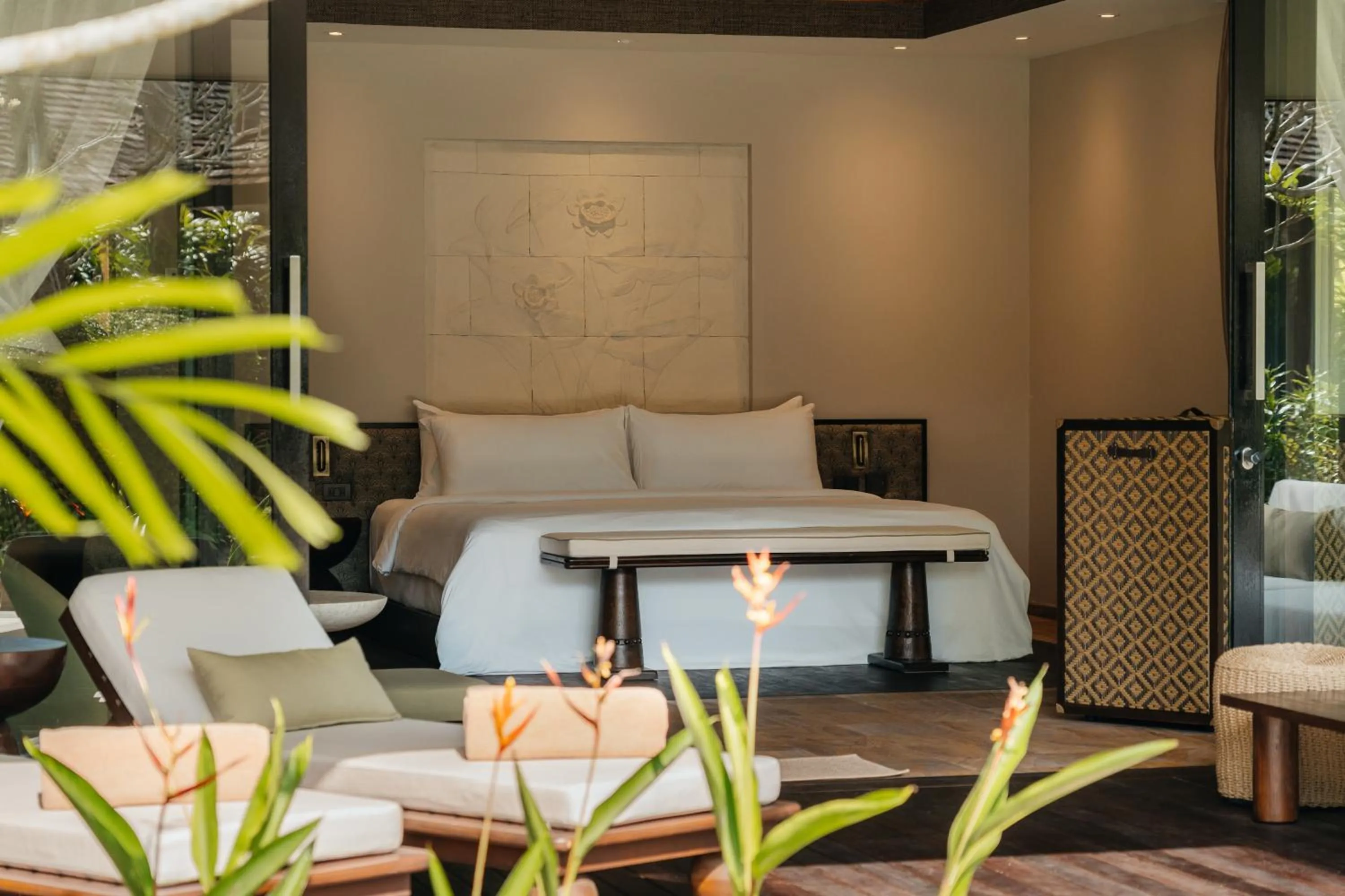 Bed in Nikki Beach Resort & Spa Koh Samui