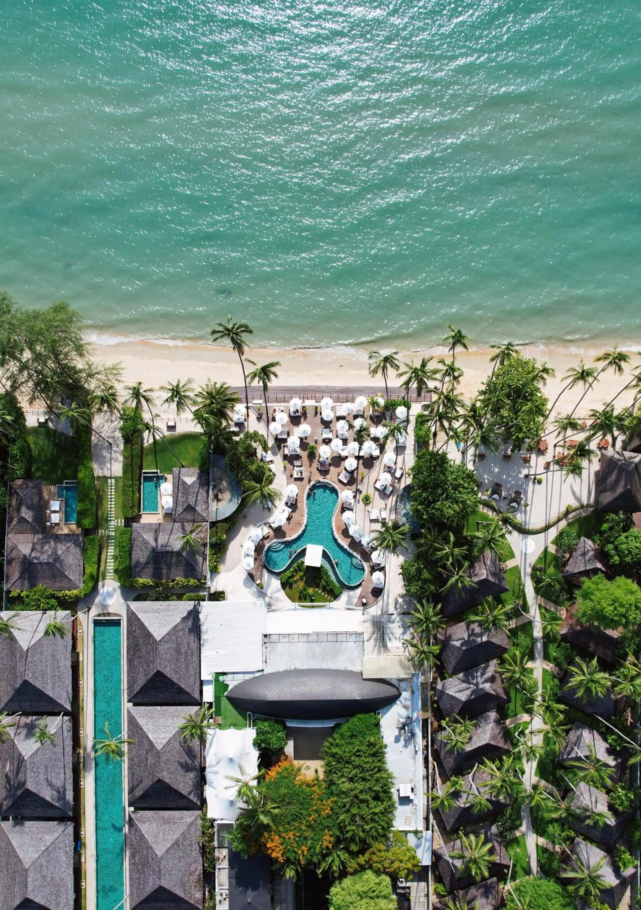 Bird's eye view in Nikki Beach Resort & Spa Koh Samui