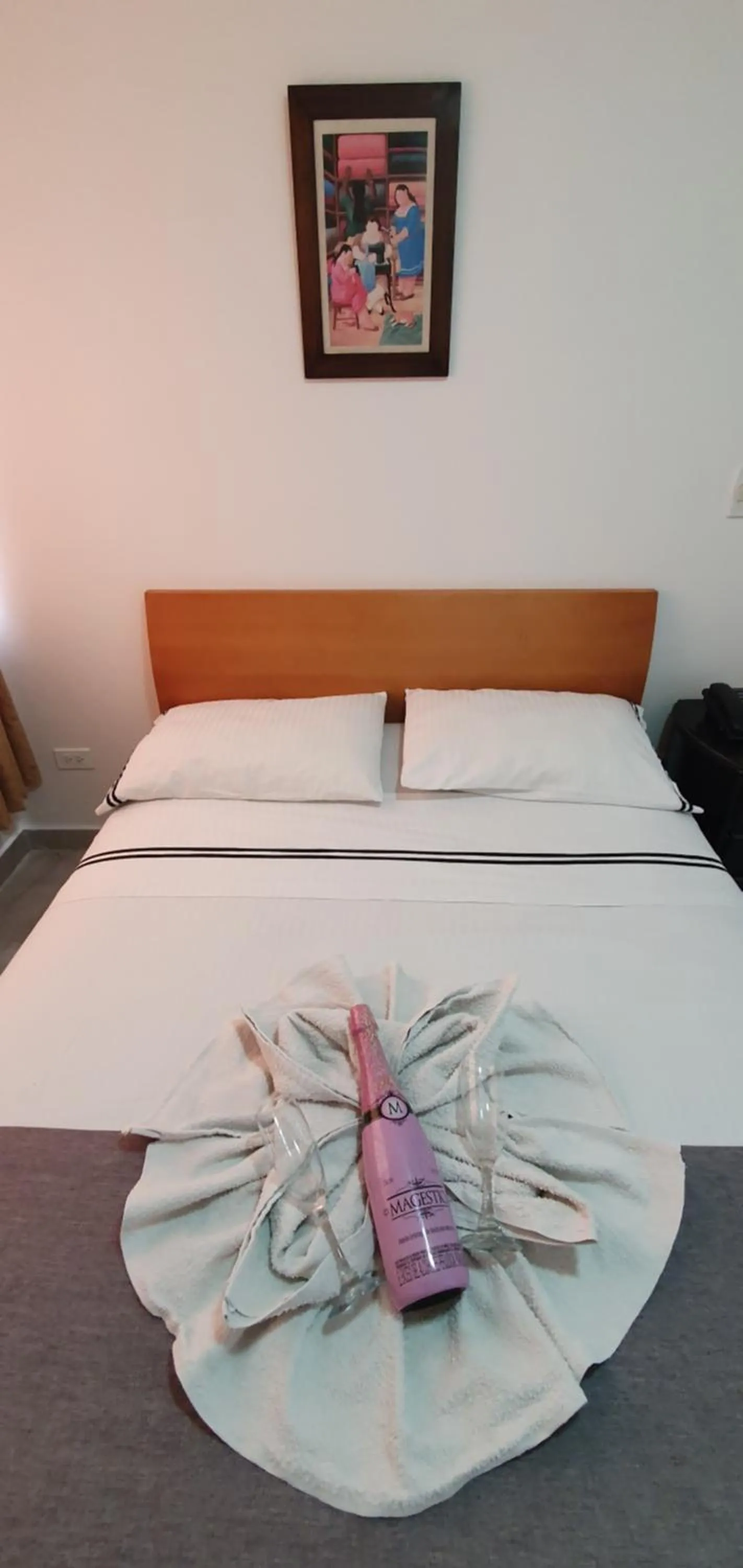 Bed in Hotel Gran Imperio