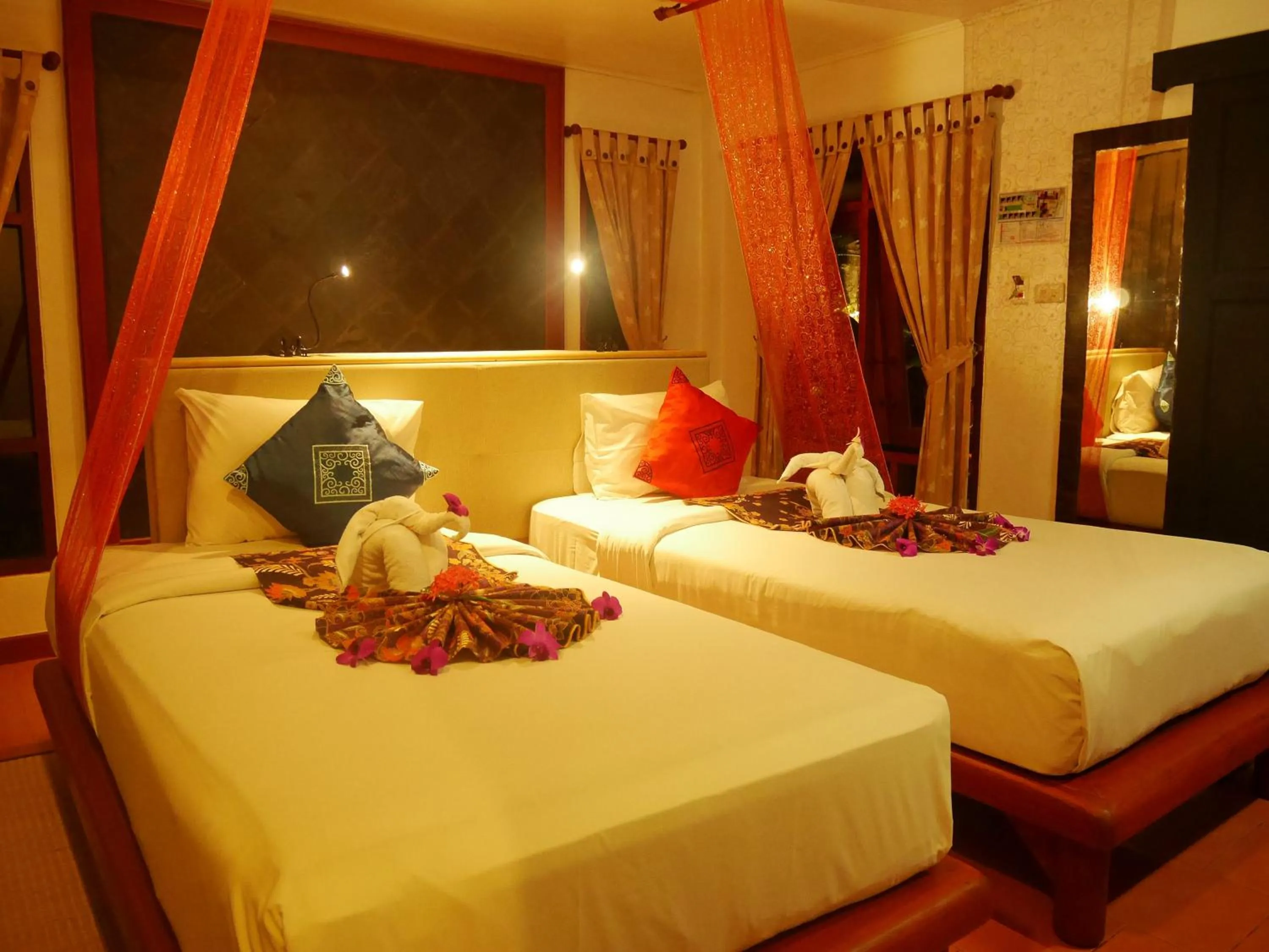 Bed in Bangtao Beach Chalet Resort