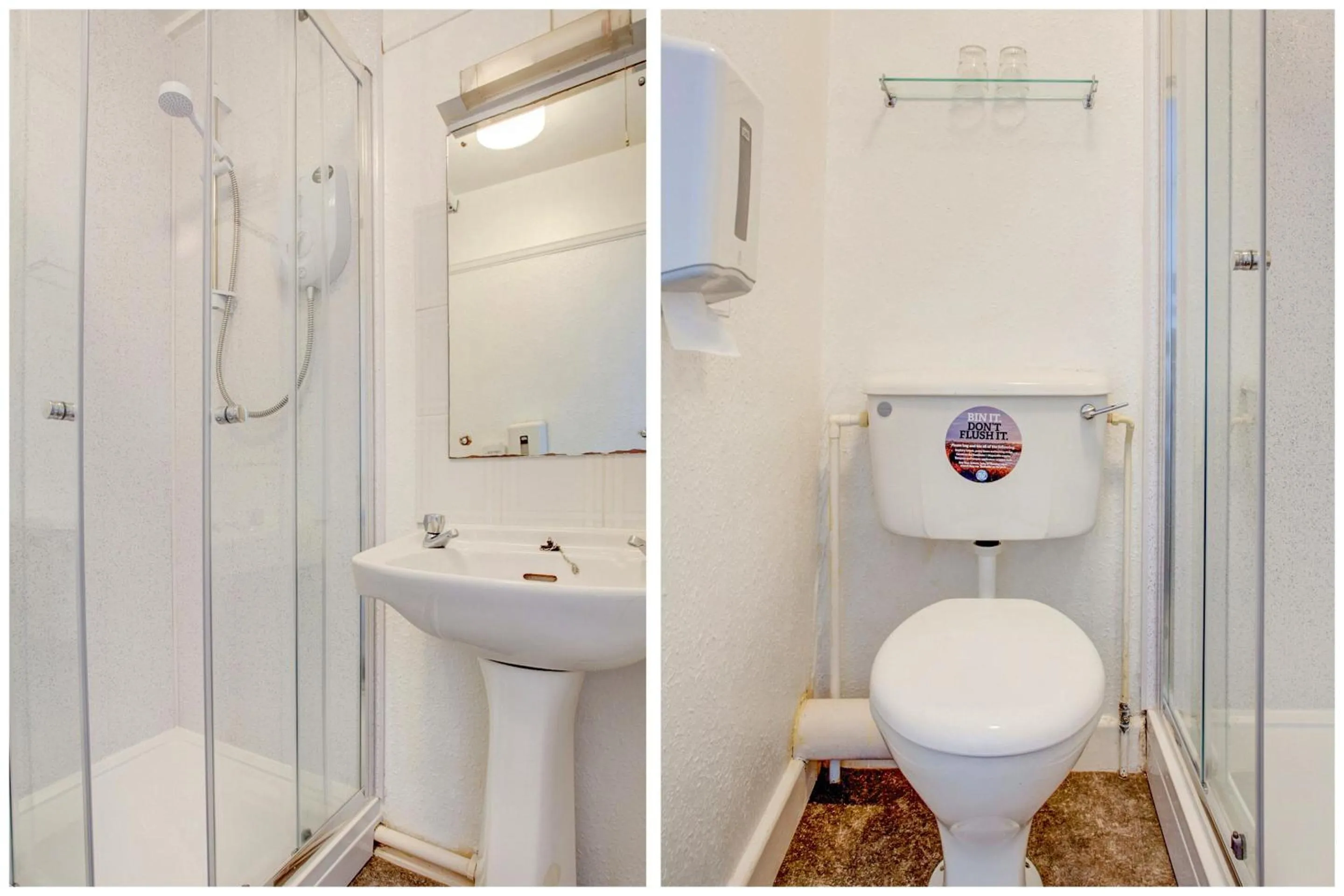 Bathroom in OYO Godolphin Arms Hotel