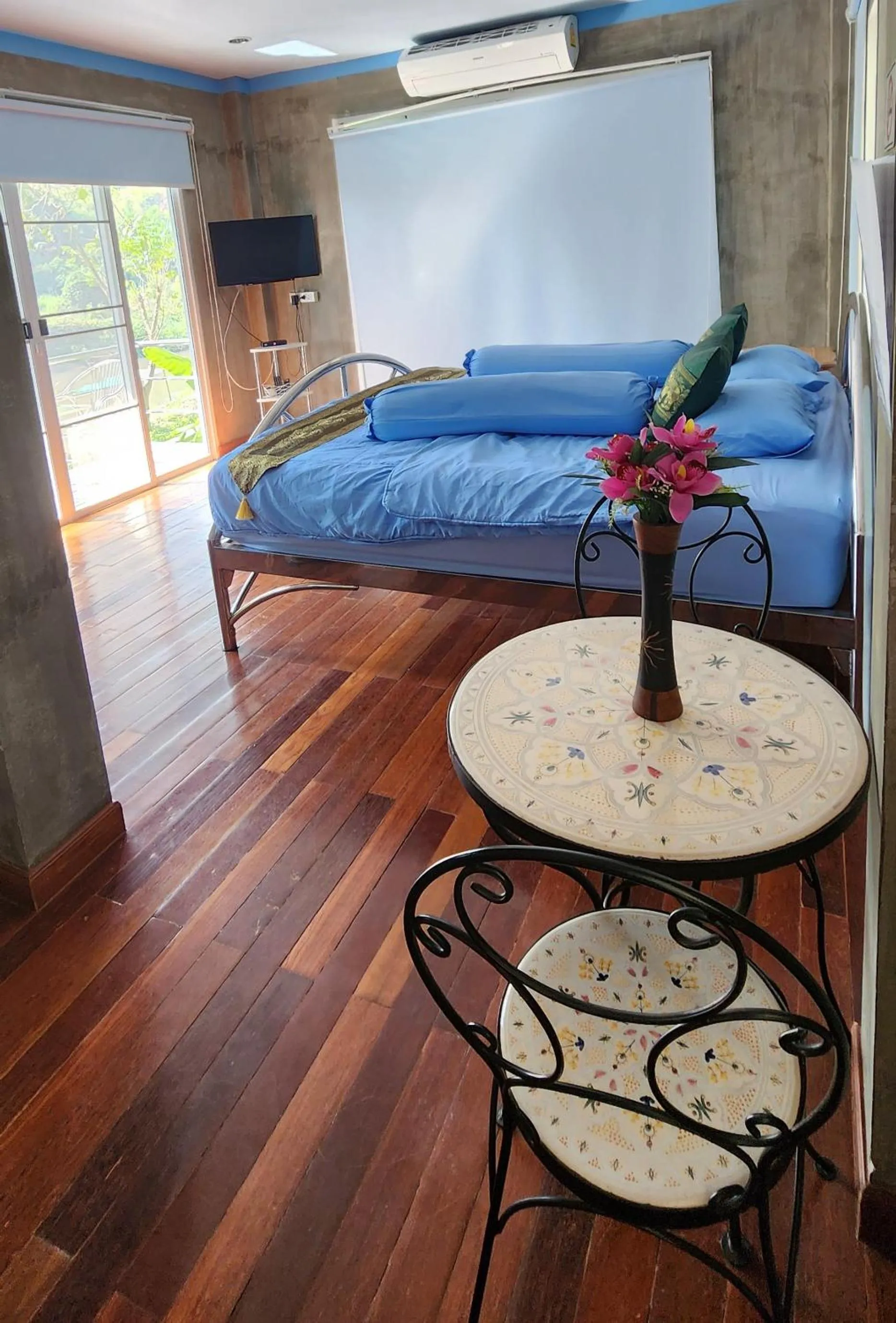 Bed in Rimtharnn Homestay Maewin