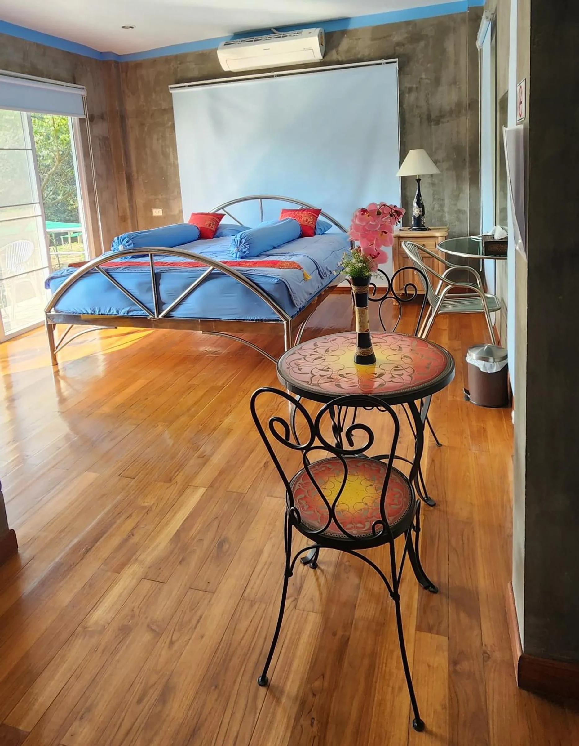 Bed in Rimtharnn Homestay Maewin