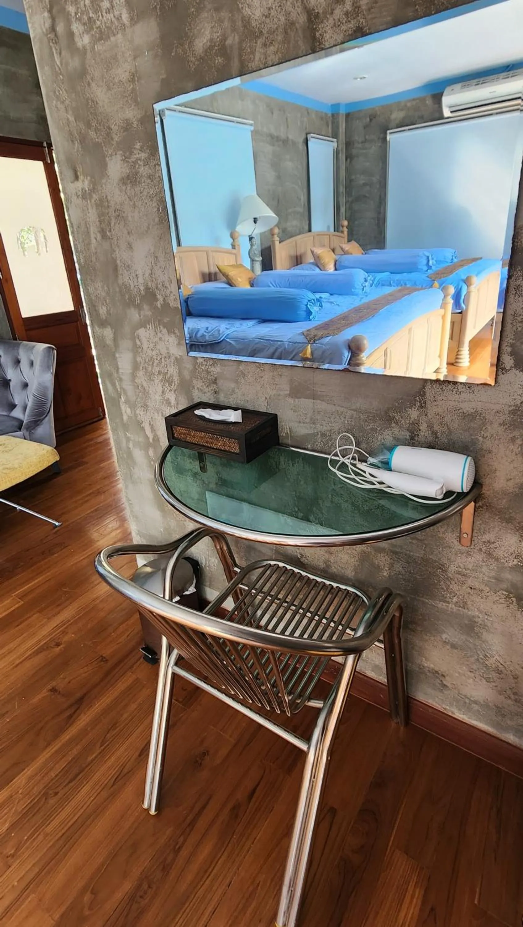 Bed in Rimtharnn Homestay Maewin