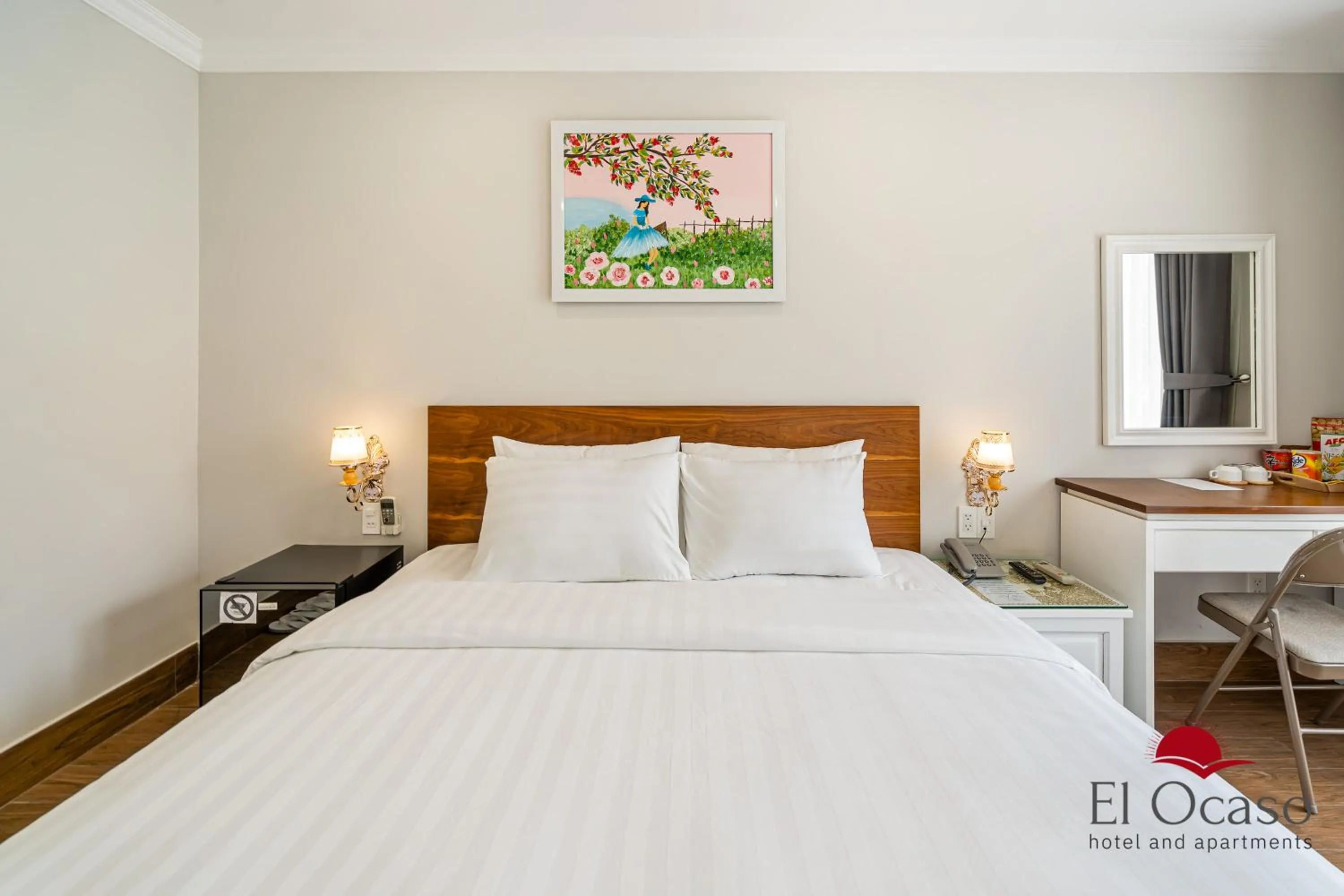 Bed in El Ocaso Hotel and Apartments